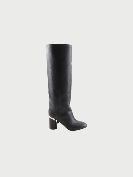 Jimmy Choo 2000s Black Leather Boots