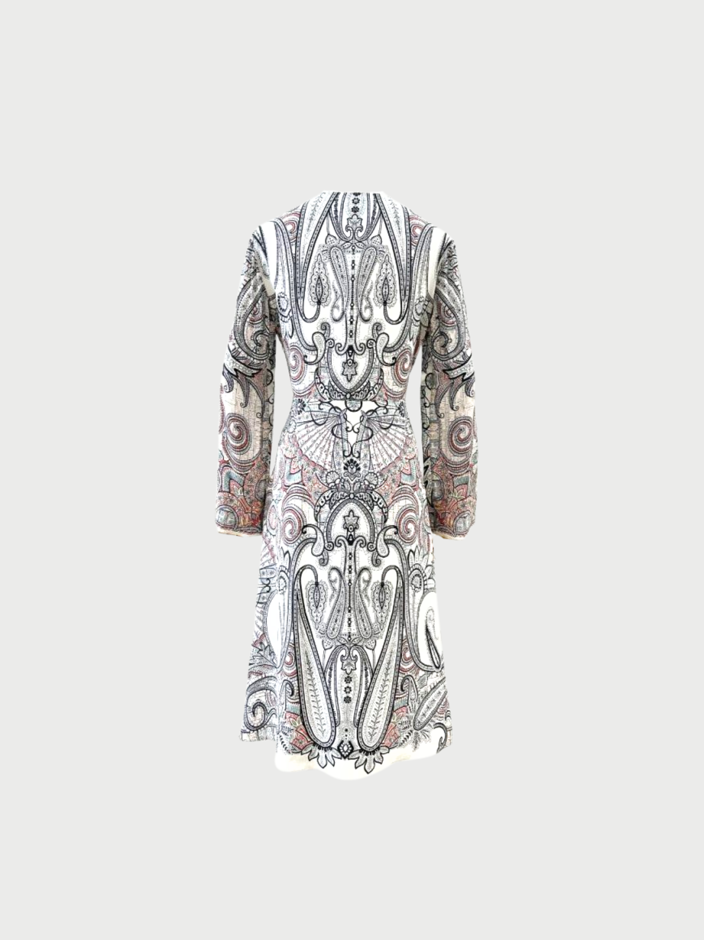 Etro SS 2020 Multicolor Paisley Silk Dress