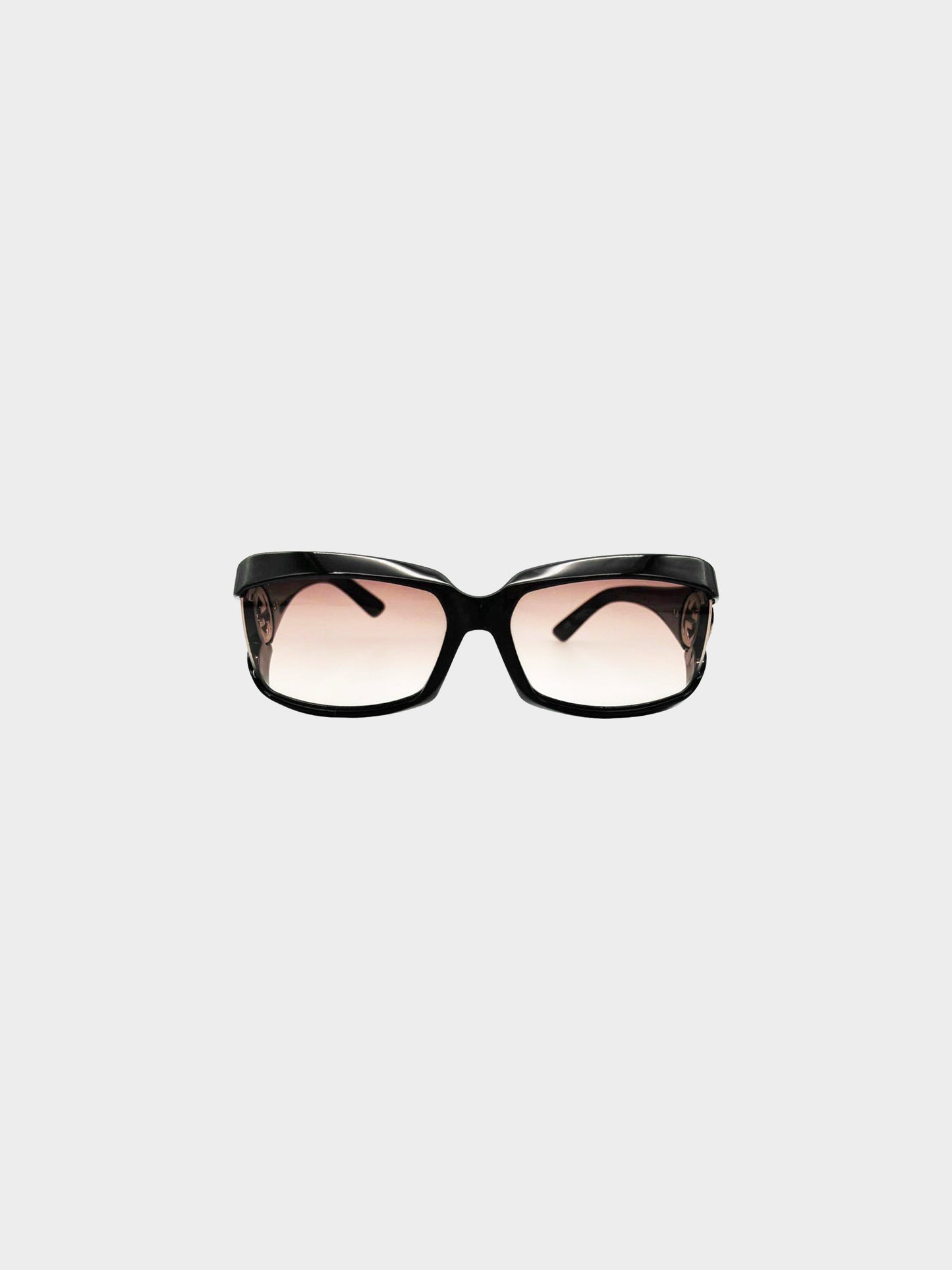 Gucci 2000s Black and Brown GG 2599/S Y2K Sunglasses