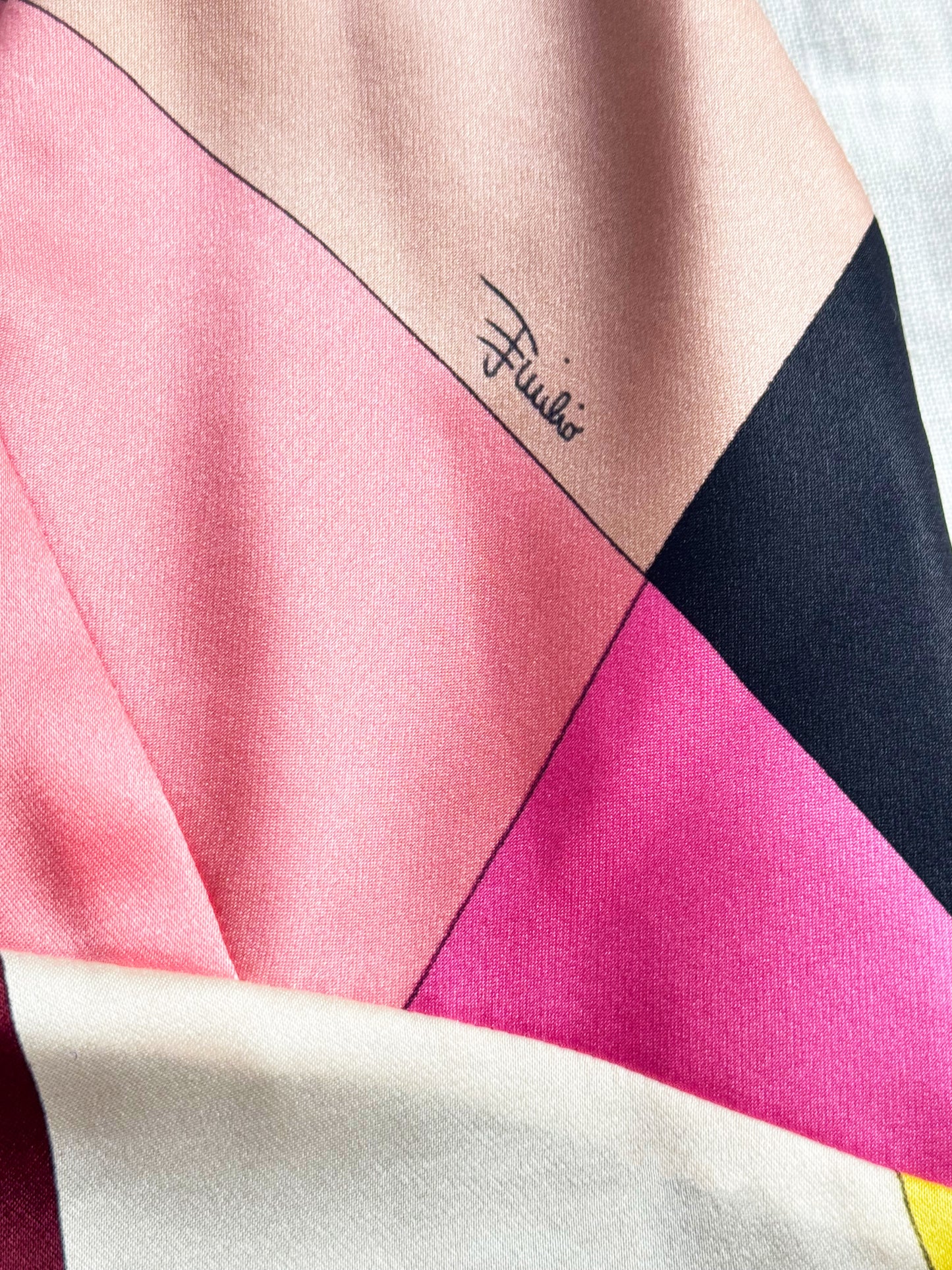Emilio Pucci 2000s Multicolor Colorblock Tank Top
