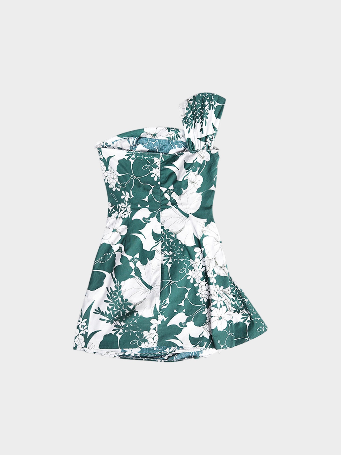 Miu Miu SS 2003 Green Floral Runway Dress