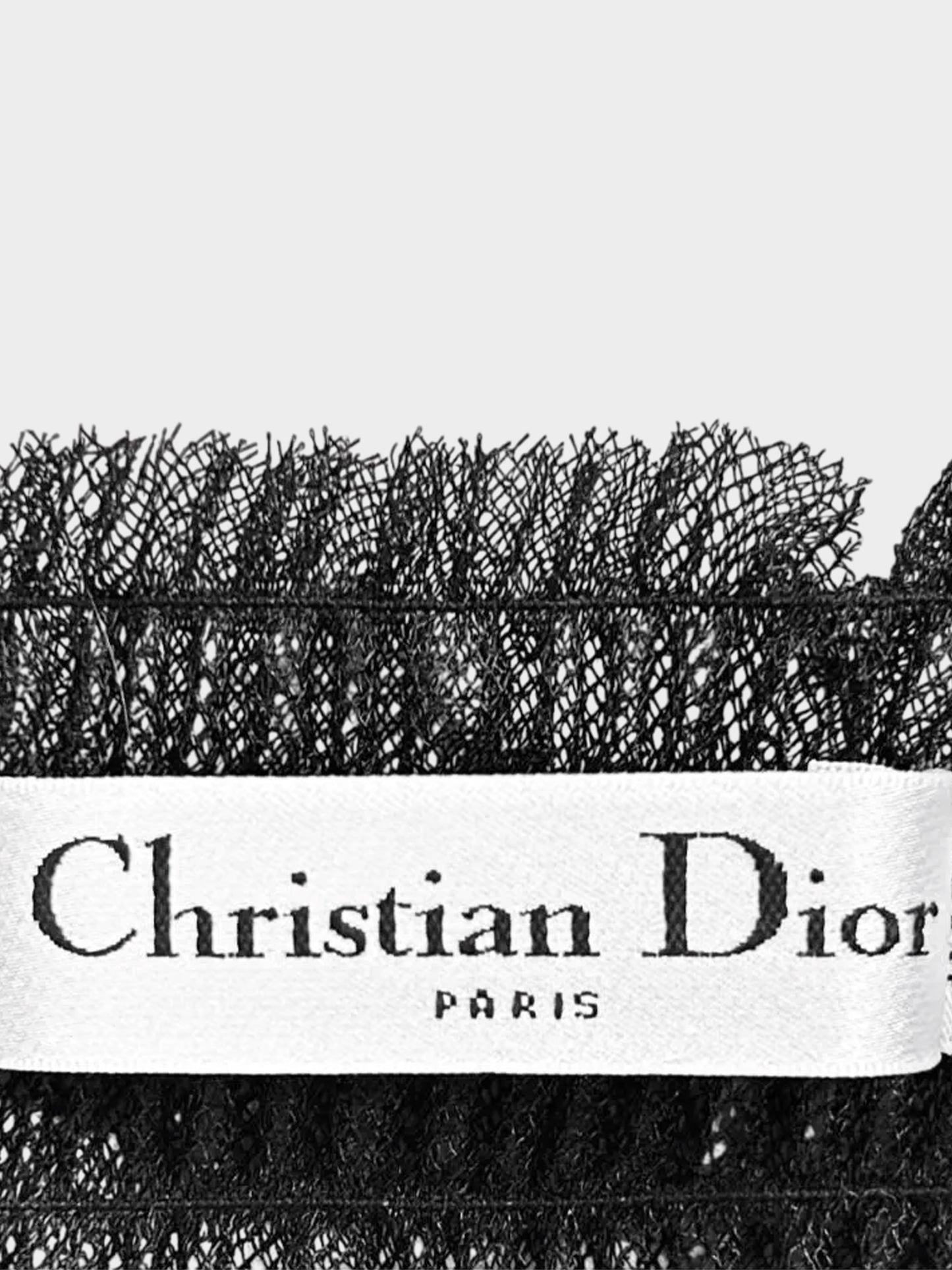 Christian Dior 2020s Black Tulle Mini Skirt and Silk Slip