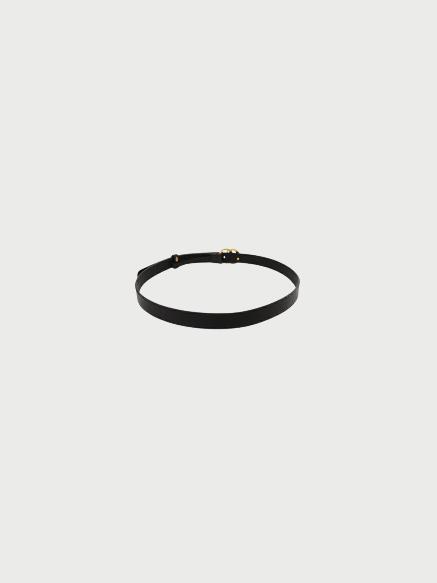 Gucci 2000s Black Leather GG Marmont Belt