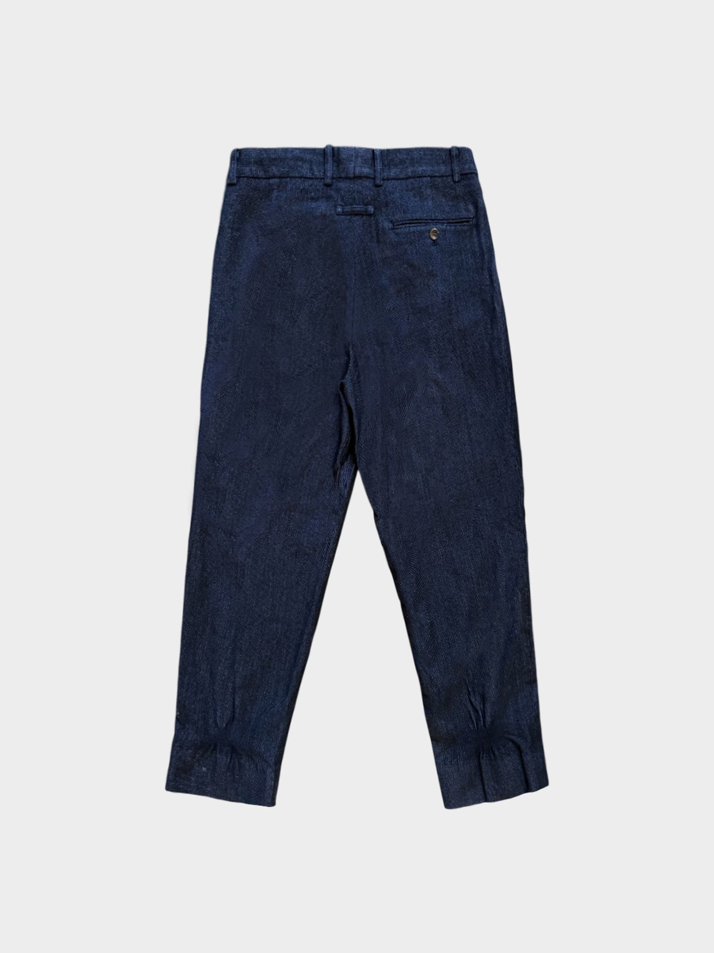 Jean Paul Gaultier 2000s Blue Wool Trousers