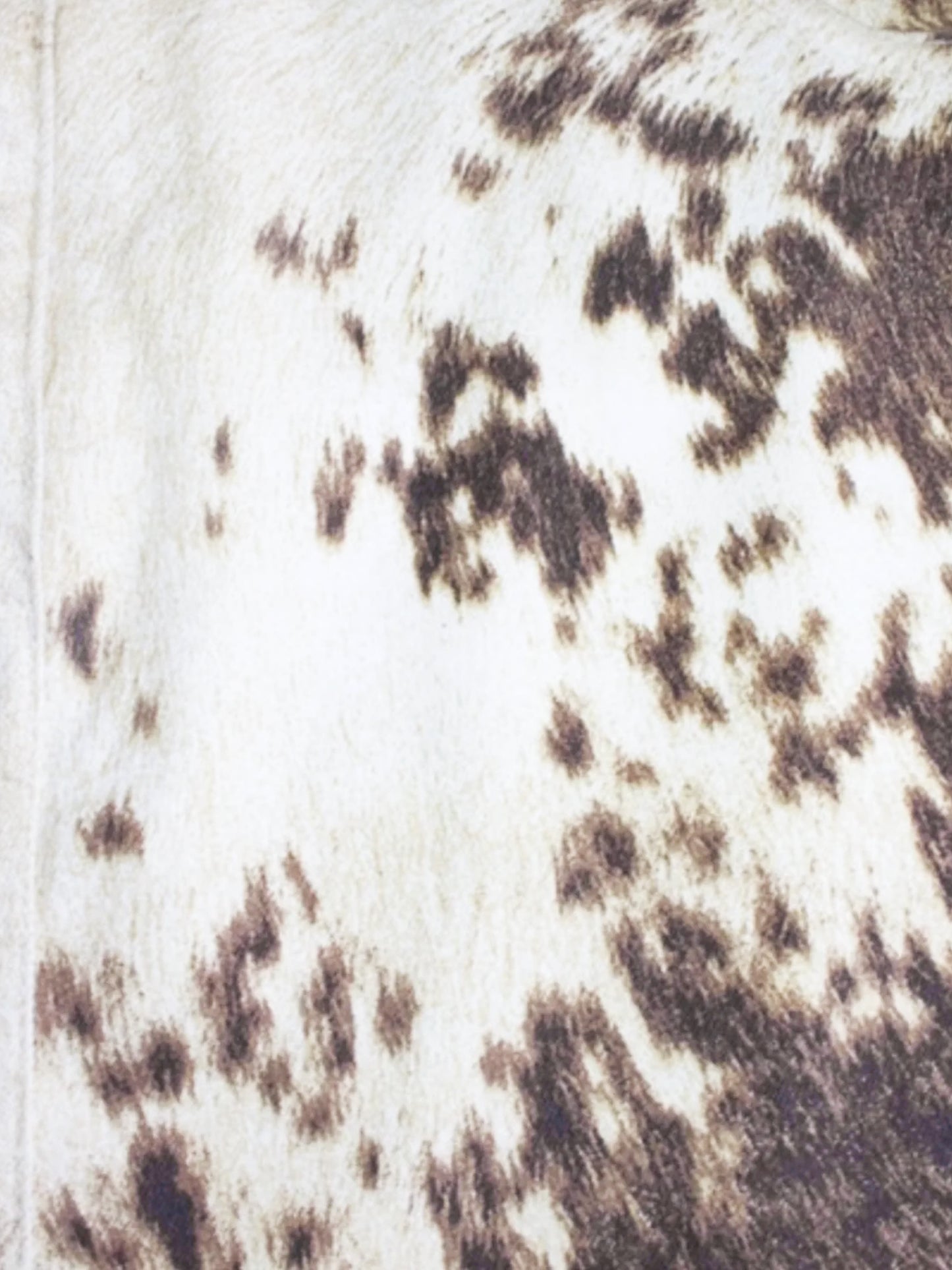 Roberto Cavalli FW 1999 Rare Cow Print Denim Mini Skirt