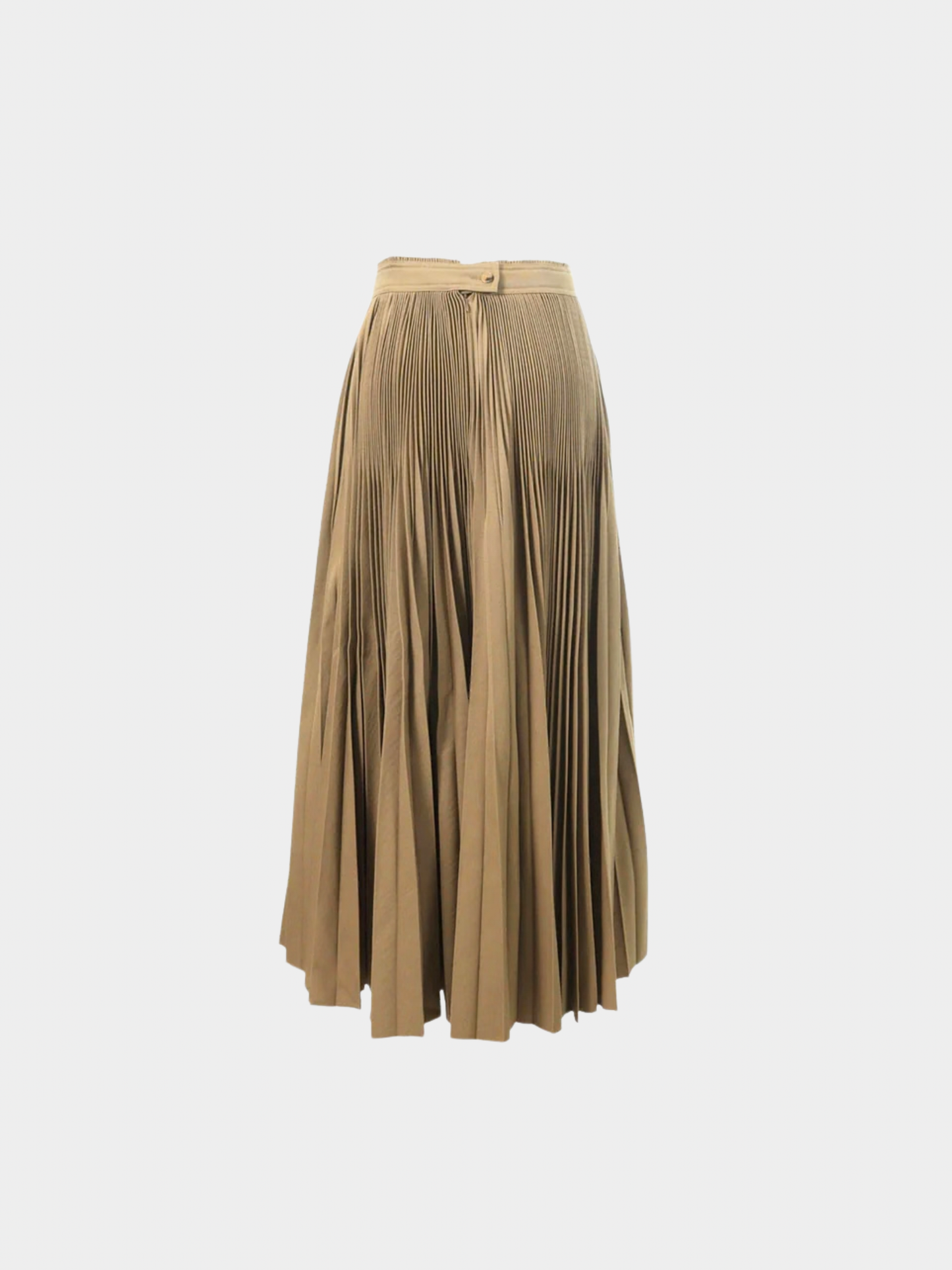 Celine By Phoebe Philo 2010s Khaki Skirt
