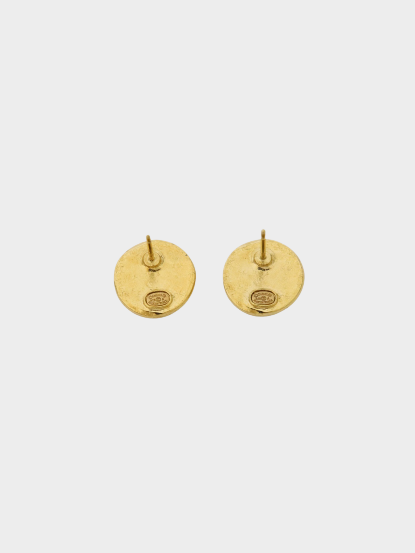 Chanel 2019 Gold Rhinestone COCO Earrings