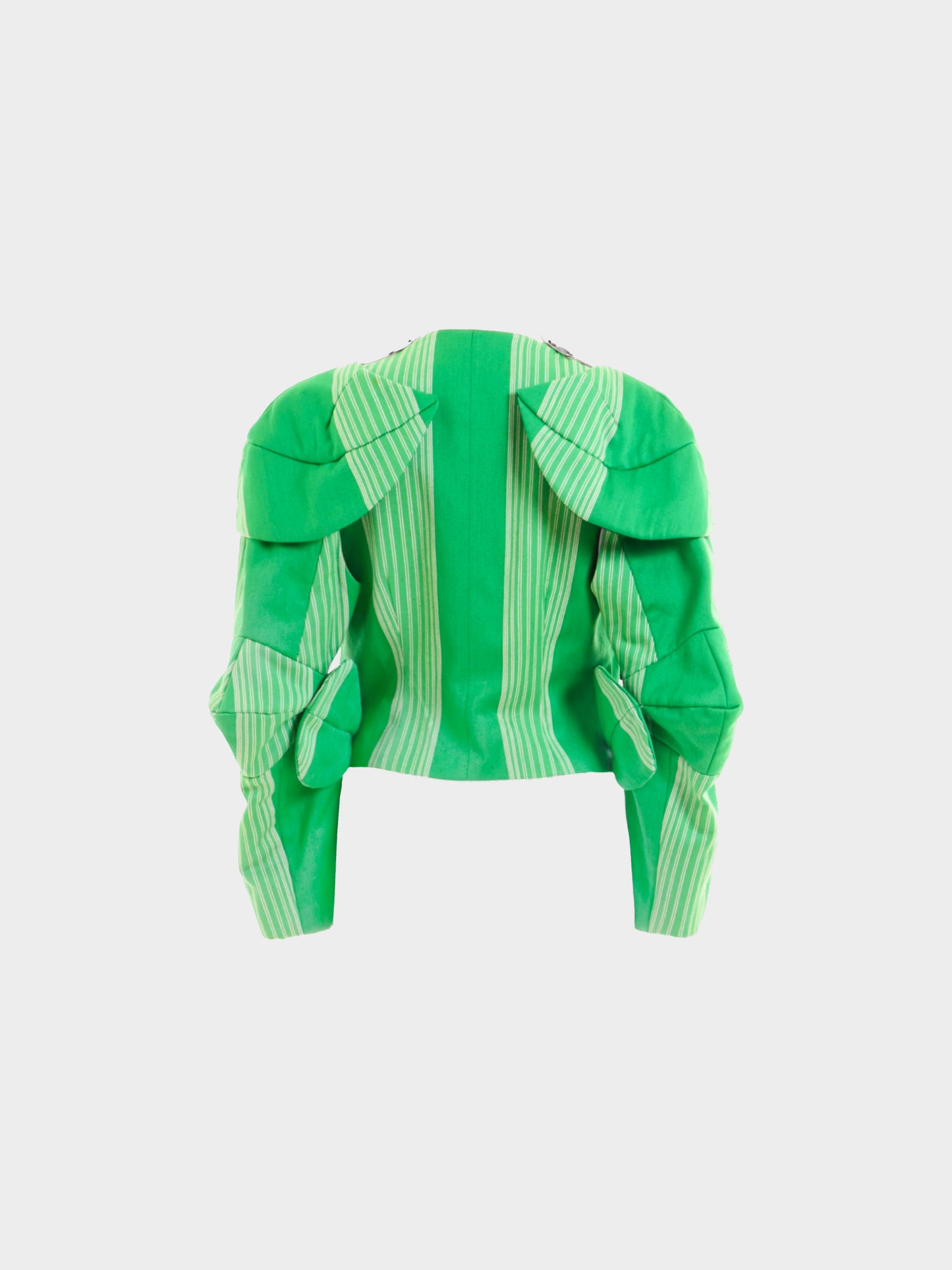 Vivienne Westwood FW 1988-1989 Rare ‘Time Machine’ Green Striped Armor Jacket