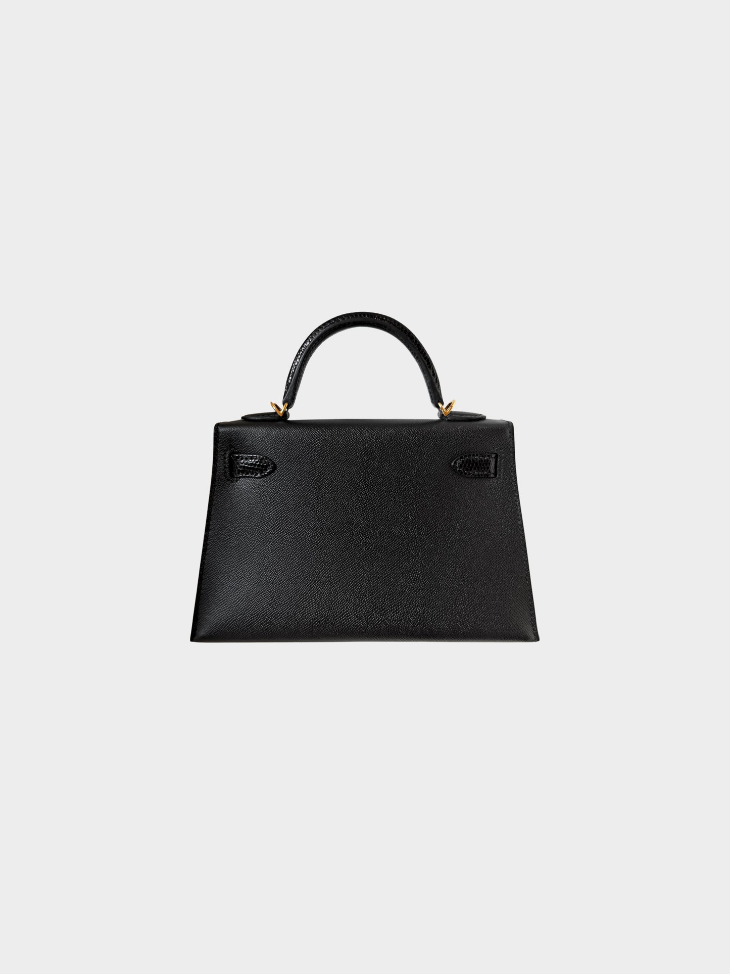 Hermès 2024 Black Madame Lizard Touch Kelly 20 GHW