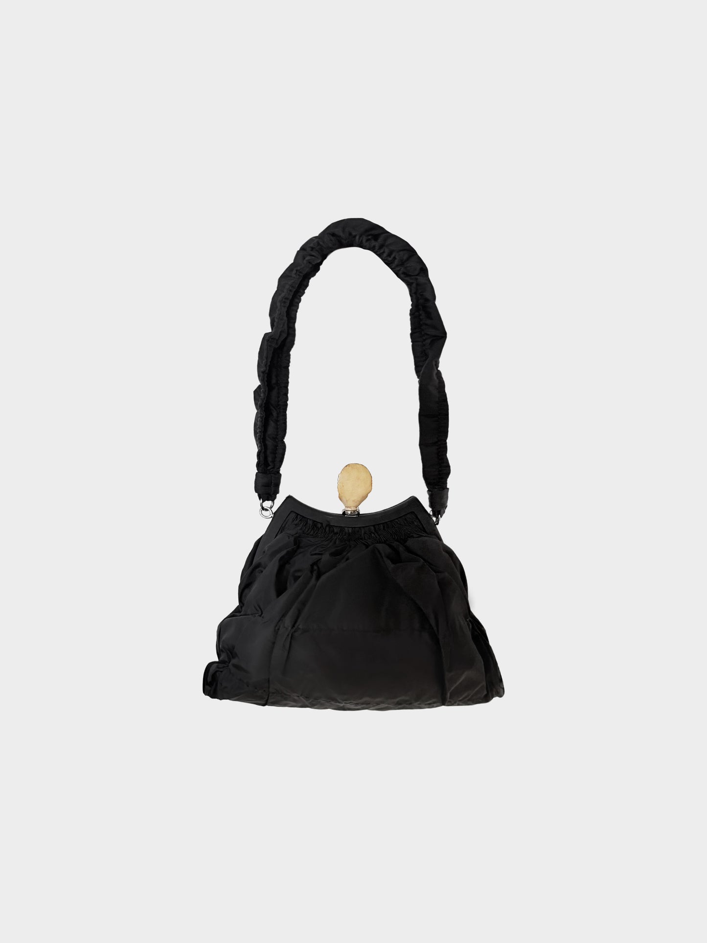 Prada SS 2024 Black Nylon 1913 Mythological Creature Bag