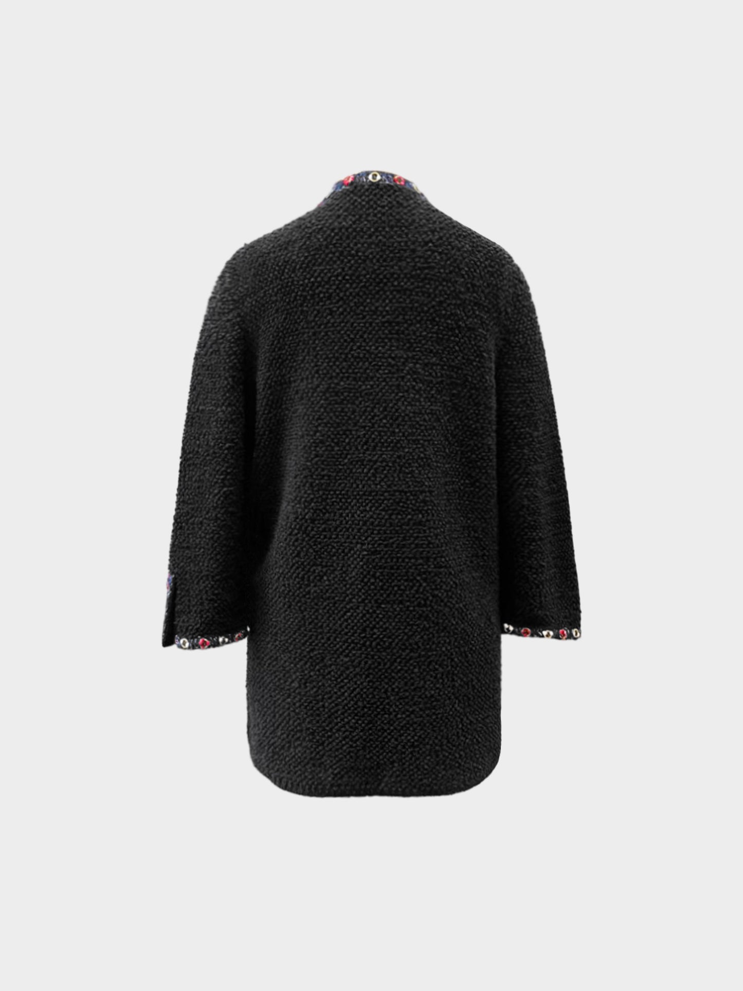 Chanel 2019 Black La Pausa Boucle Cotton Tunic Top