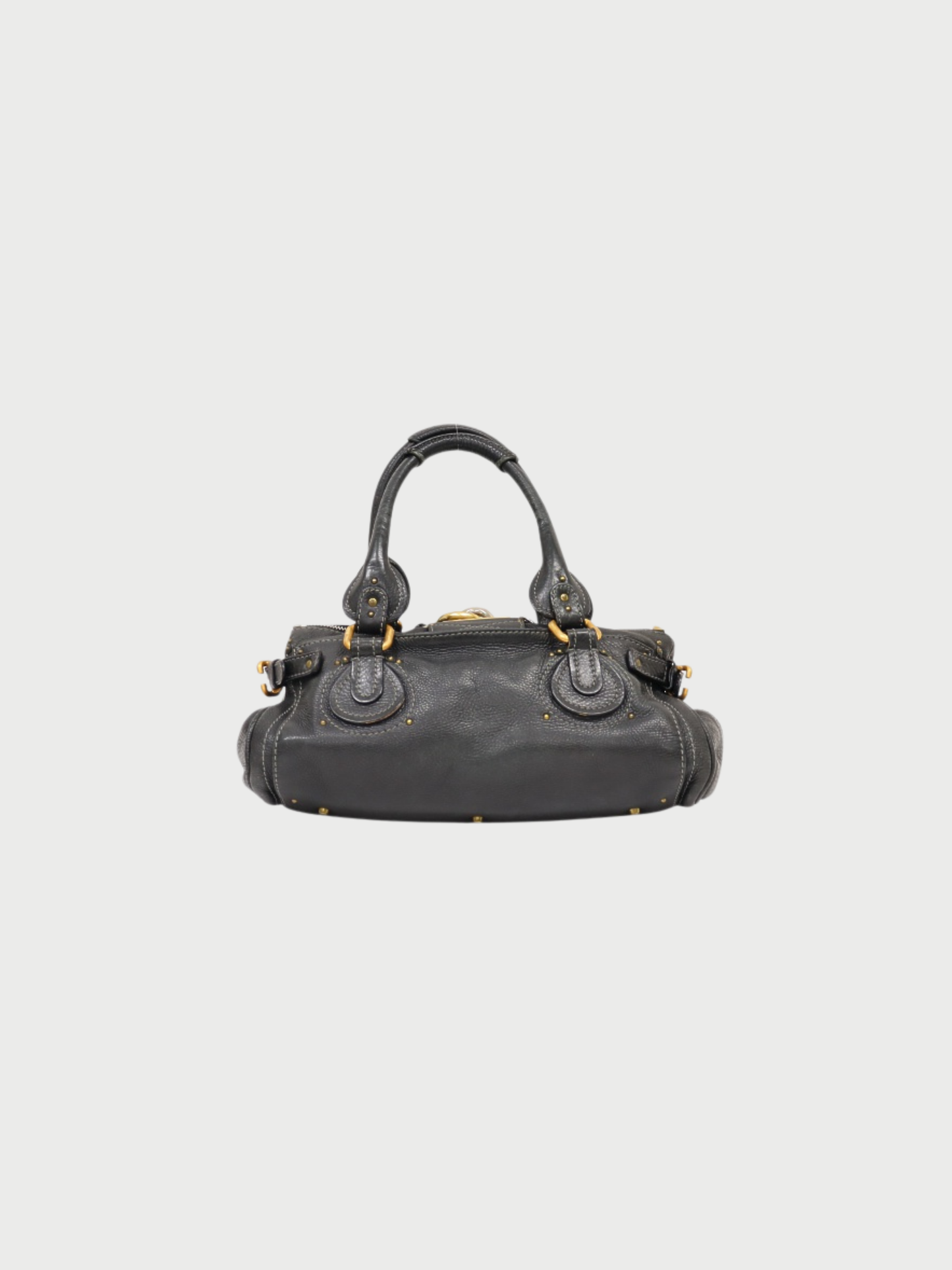 Chloé 2000s Black Leather Paddington Bag