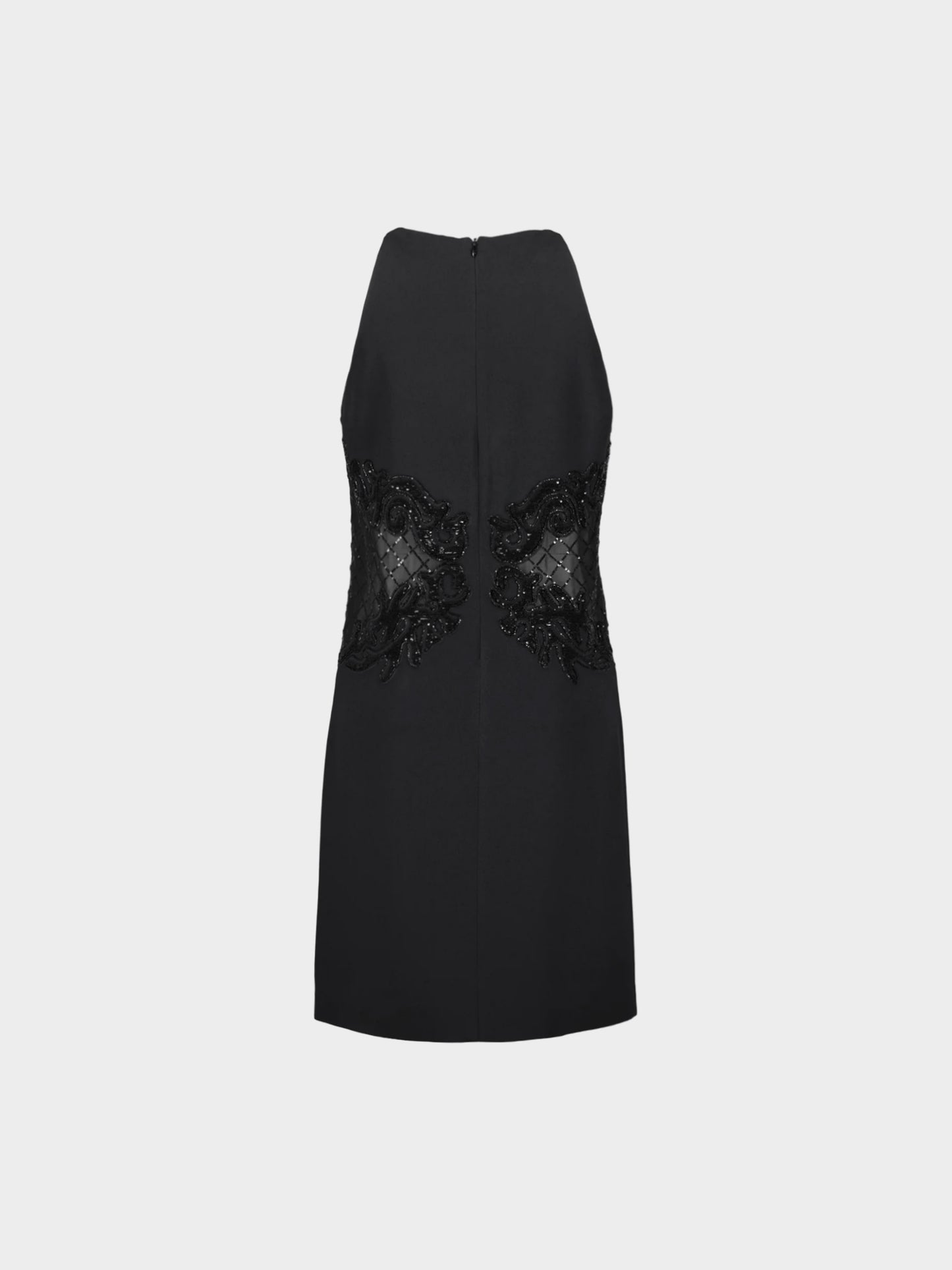 Louis Vuitton by Marc Jacobs SS 2014 Runway Black Embroidered Silk Dress