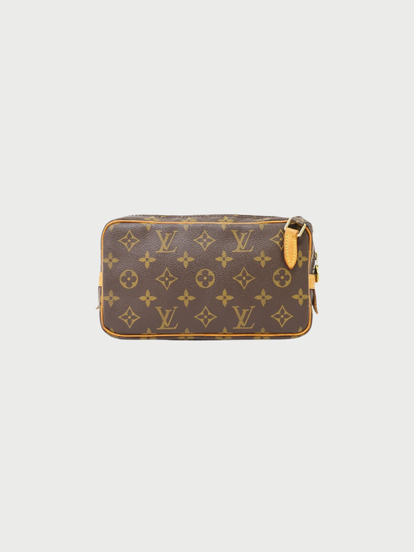 Louis Vuitton 2000s Brown Monogram PVC Pochette Marly Bandouliere