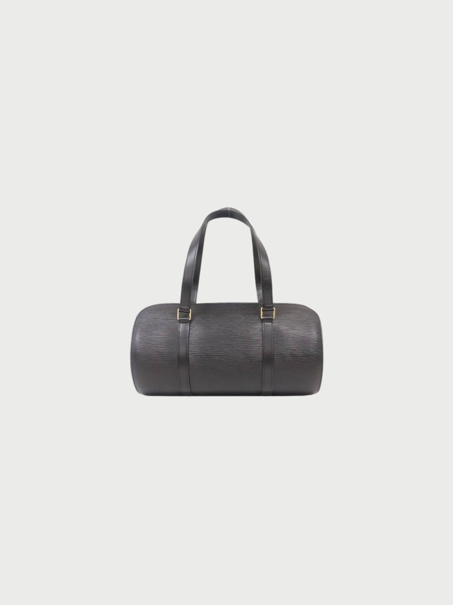 Louis Vuitton 1999 Black Epi Leather Soufflot Handbag