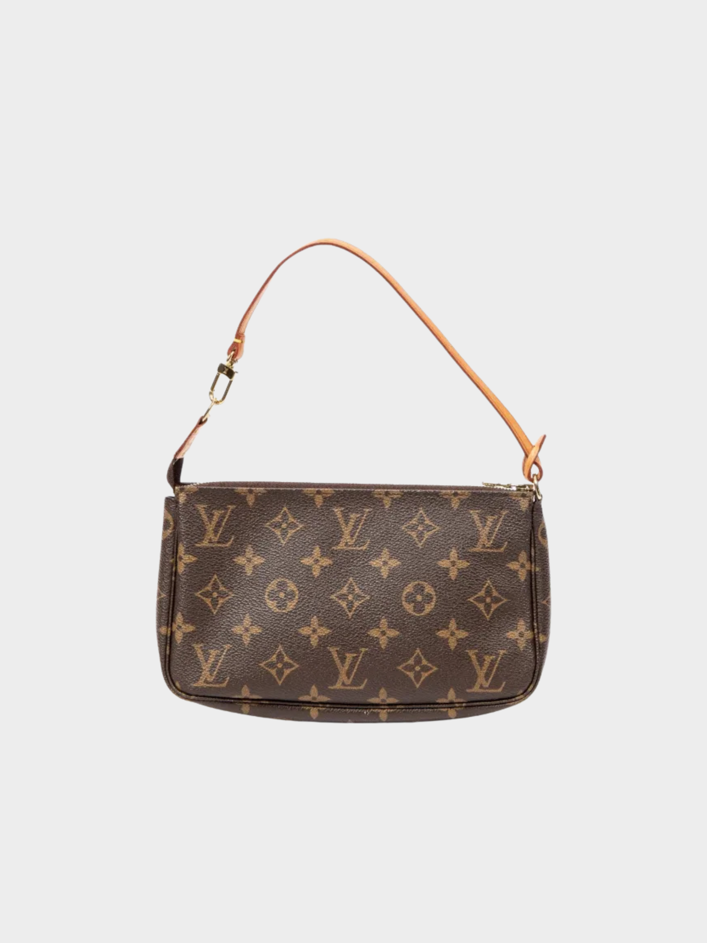 Louis Vuitton 1990s Brown Monogram Canvas Pochette Accessoires