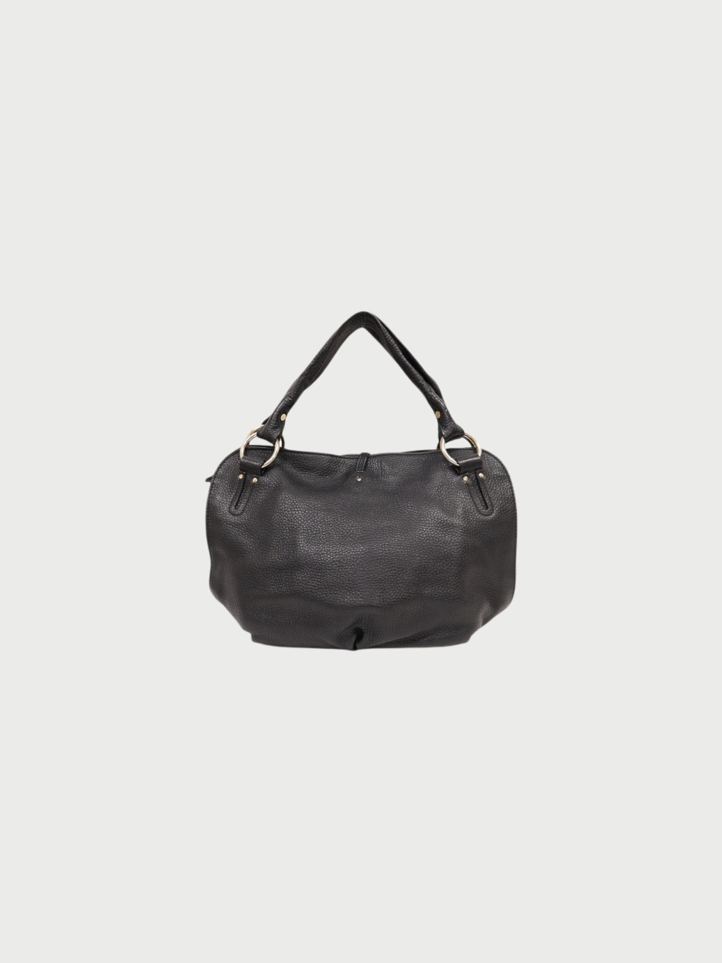 Celine 2000s Black Leather Bittersweet Handbag
