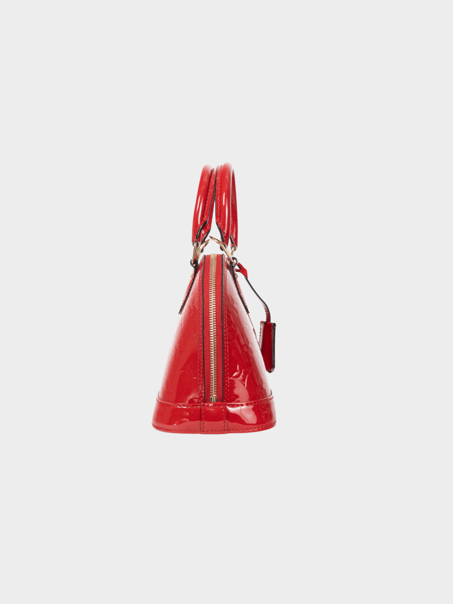 Louis Vuitton 2014 Alma BB Cerise Monogram Vernis Tote