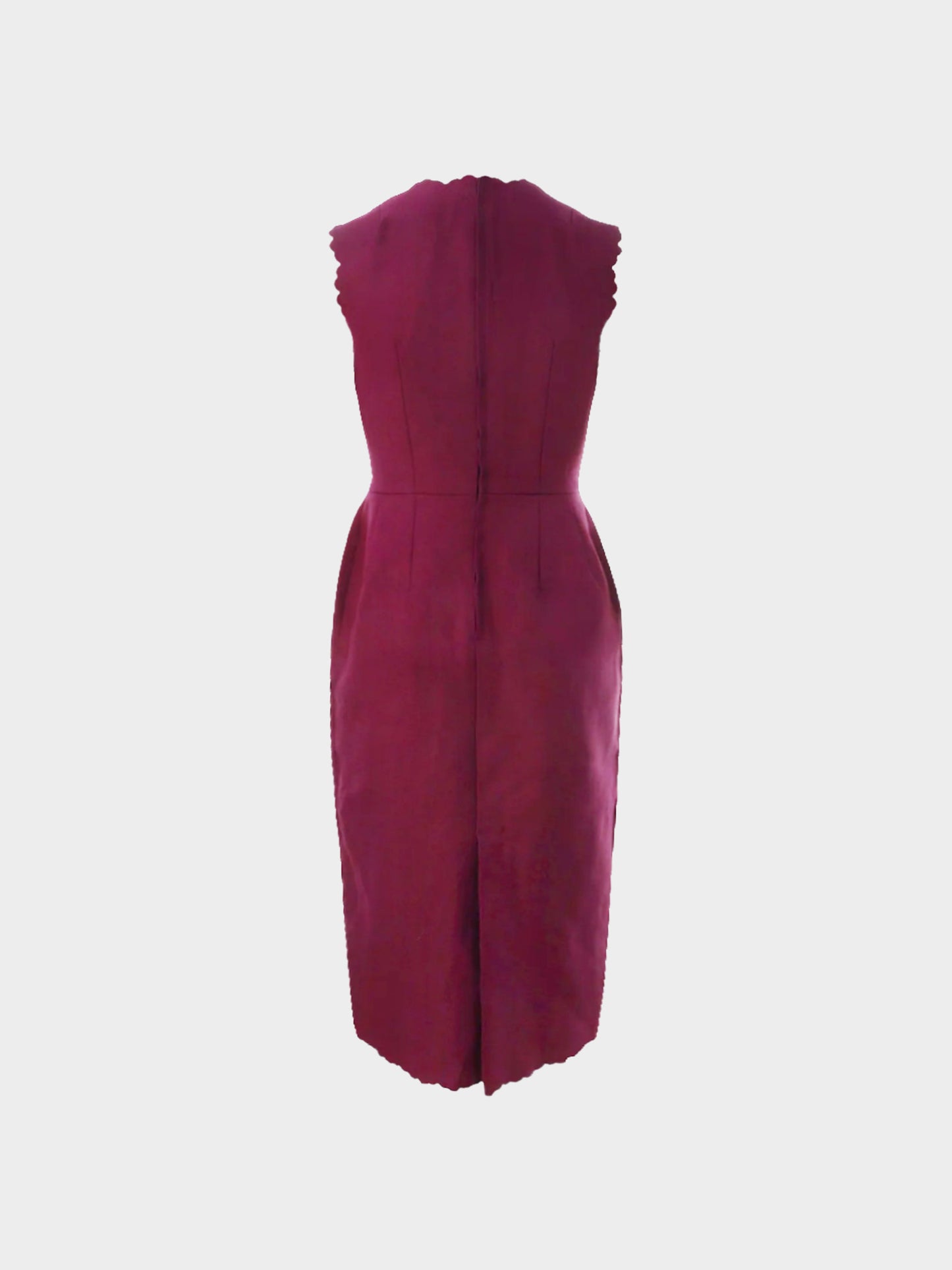 Comme des Garçons FW 1998 Burgundy and Black Bonded Dress