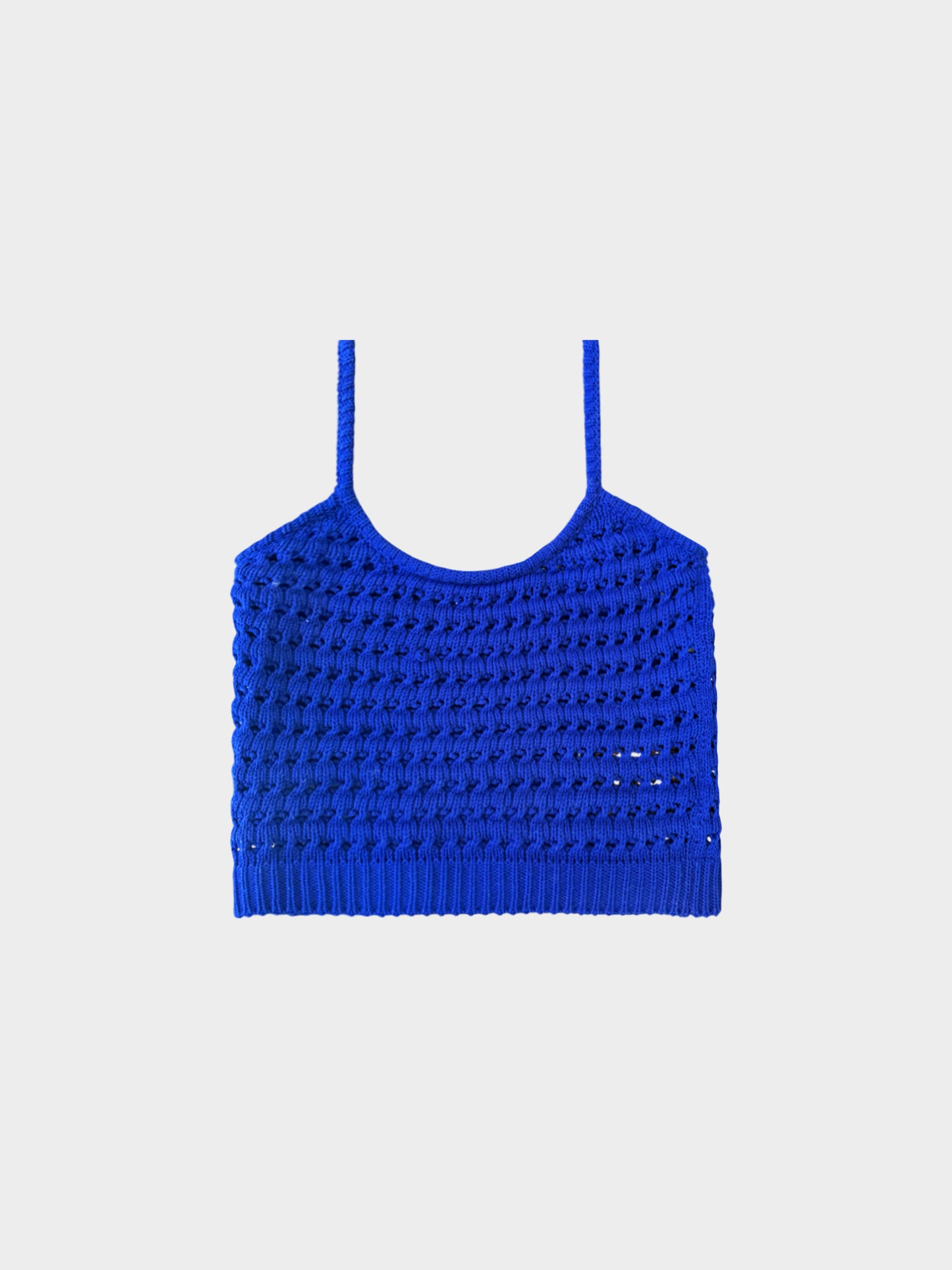 Prada 2018 Blue Knitted Tank Top