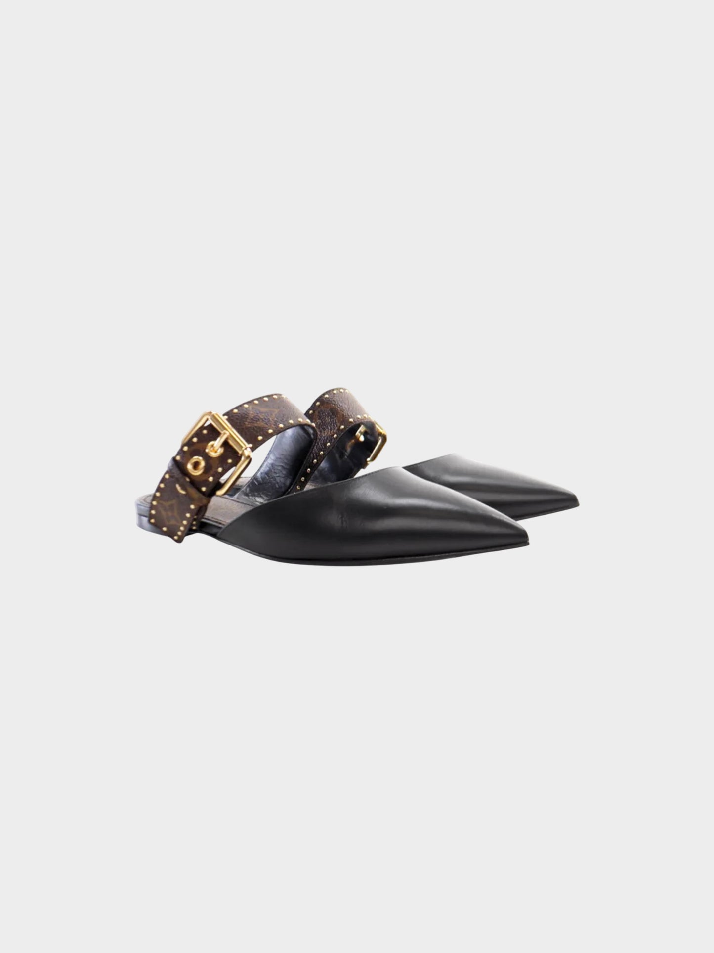 Louis Vuitton 2020 Monogram Studded Sofia Flat Mules