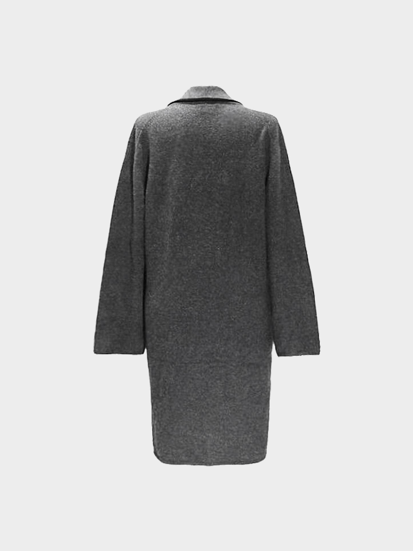 Chanel FW 1998 Dark Grey Cashmere Long Cardigan