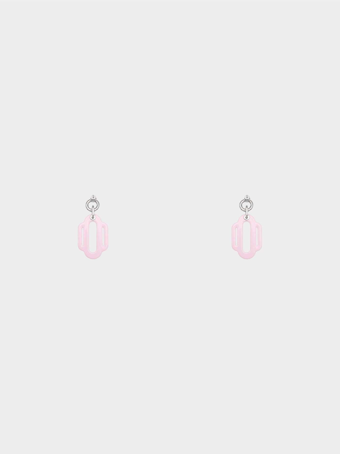 Hermès 2020s Bird Print Attelage Solid Enamel Earrings