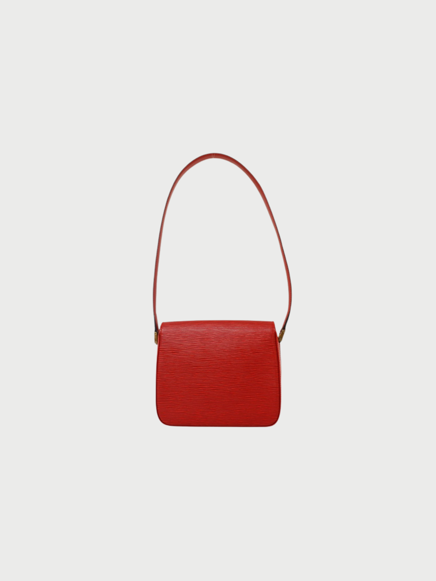 Louis Vuitton 1999 Castilian Red Epi Leather Buci Bag