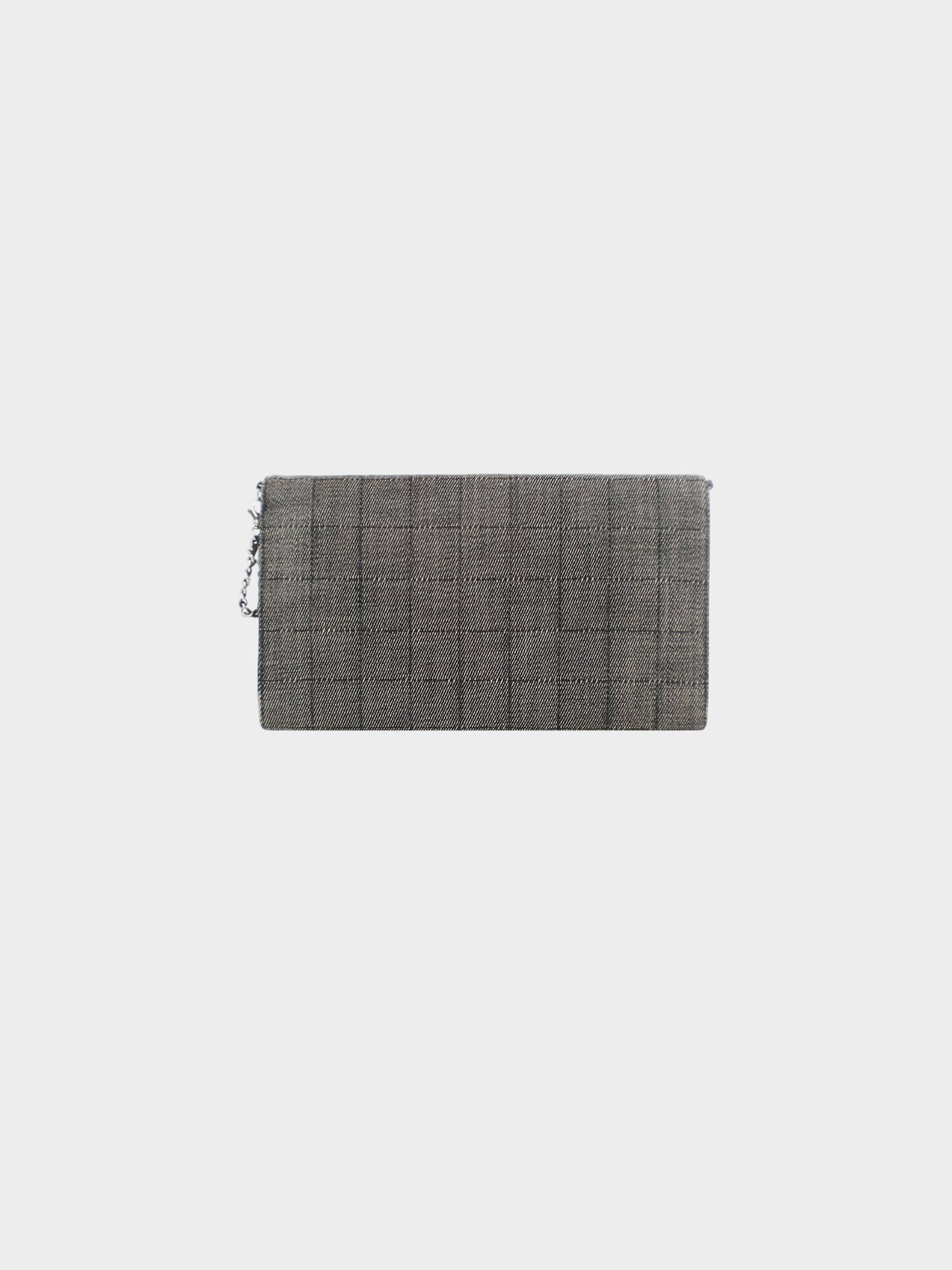 Chanel 2002-2003 Vintage Denim Chocolate Bar Flap Bag