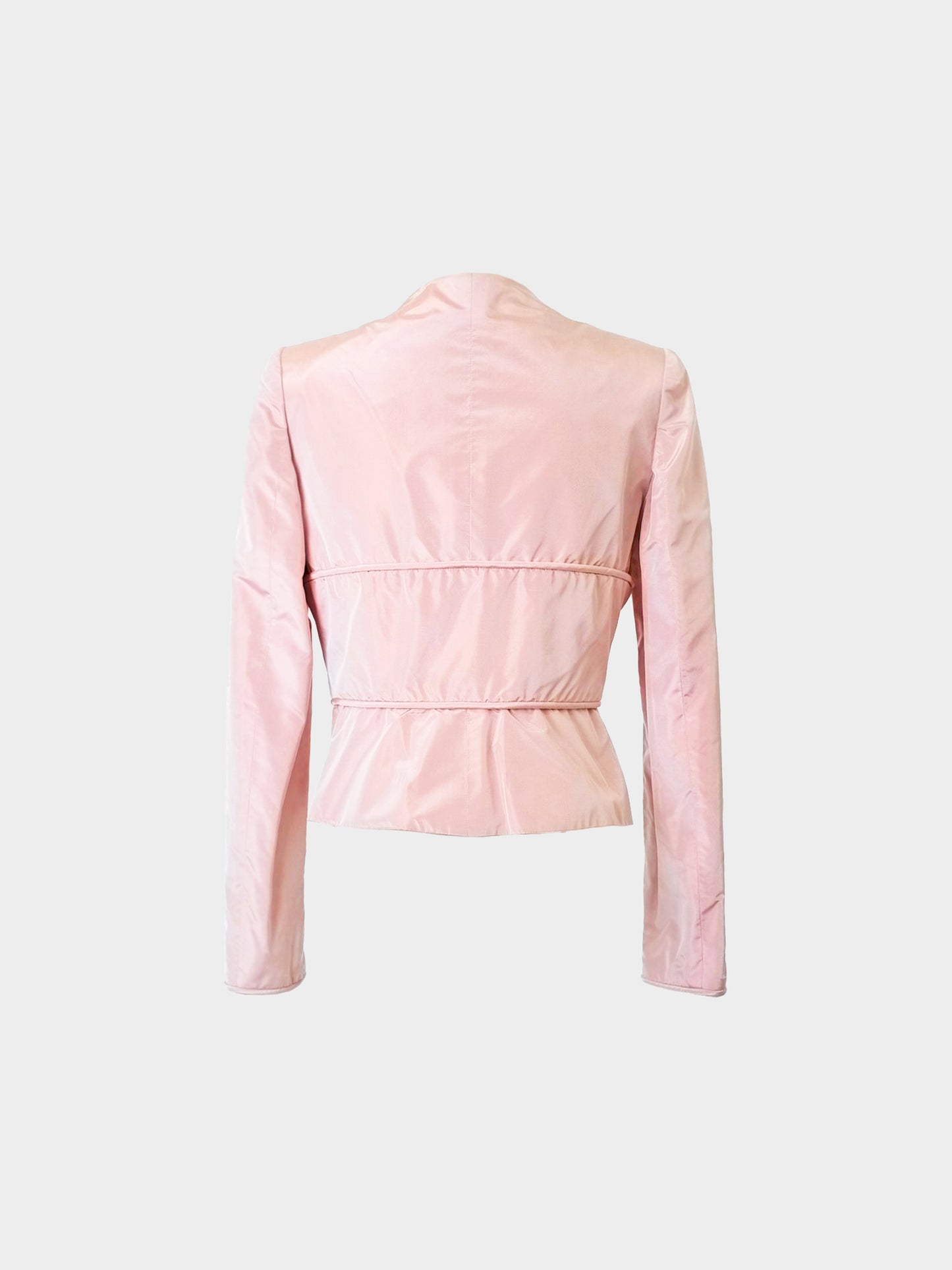 Valentino 1990s Powder Pink Silk Satin Jacket