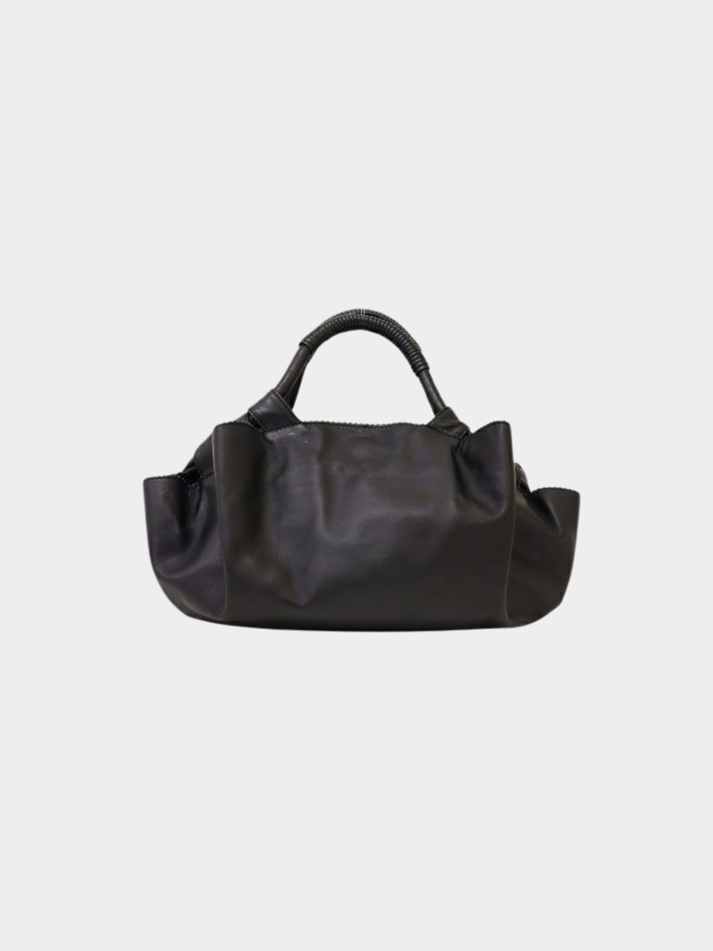 Loewe 2000s Black Leather Nappa Aire Bag