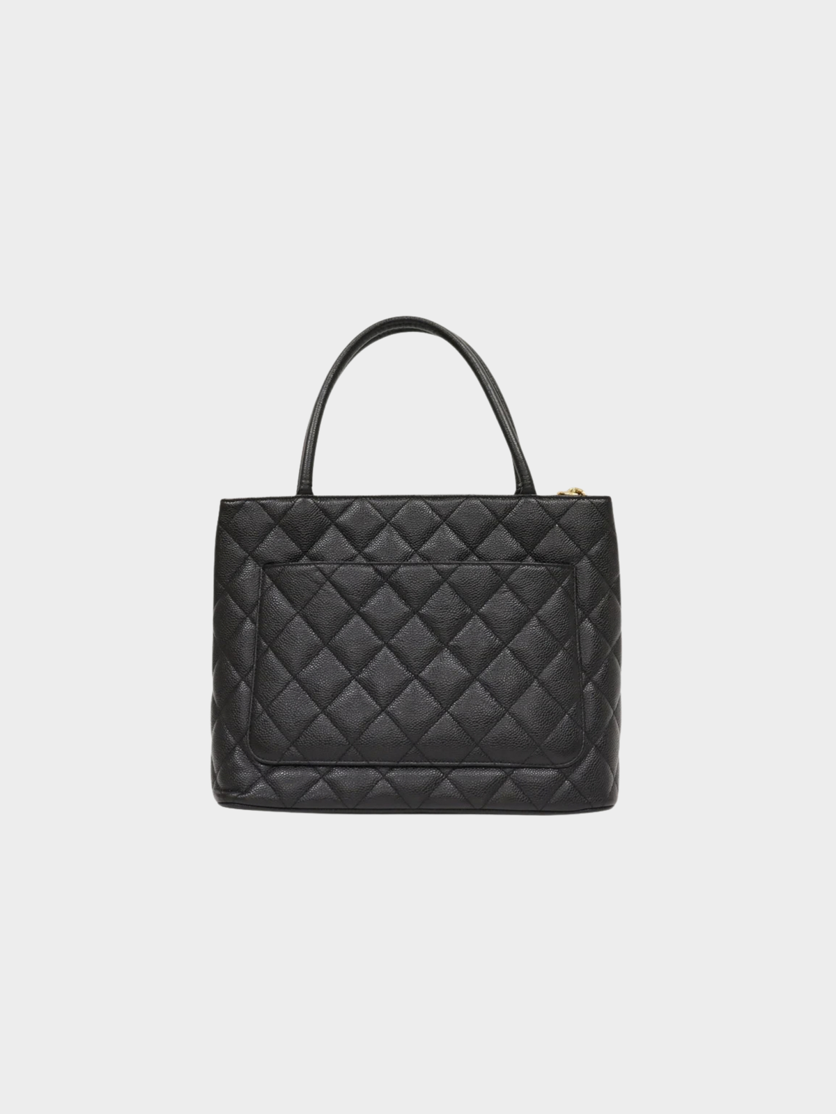 Chanel 2005-2006 Black Caviar Leather Reissue Tote Bag