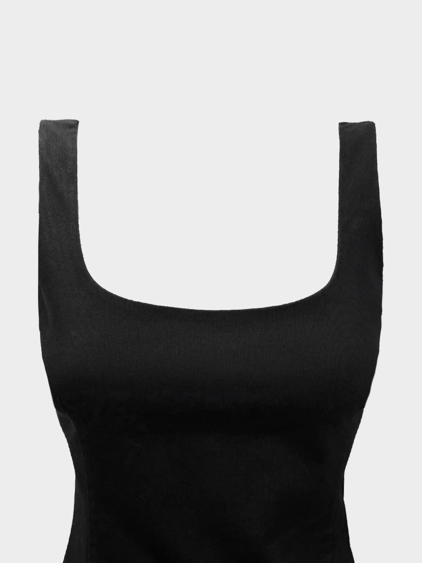 Dolce and Gabbana 2000s Black Fitted Cotton Dress
