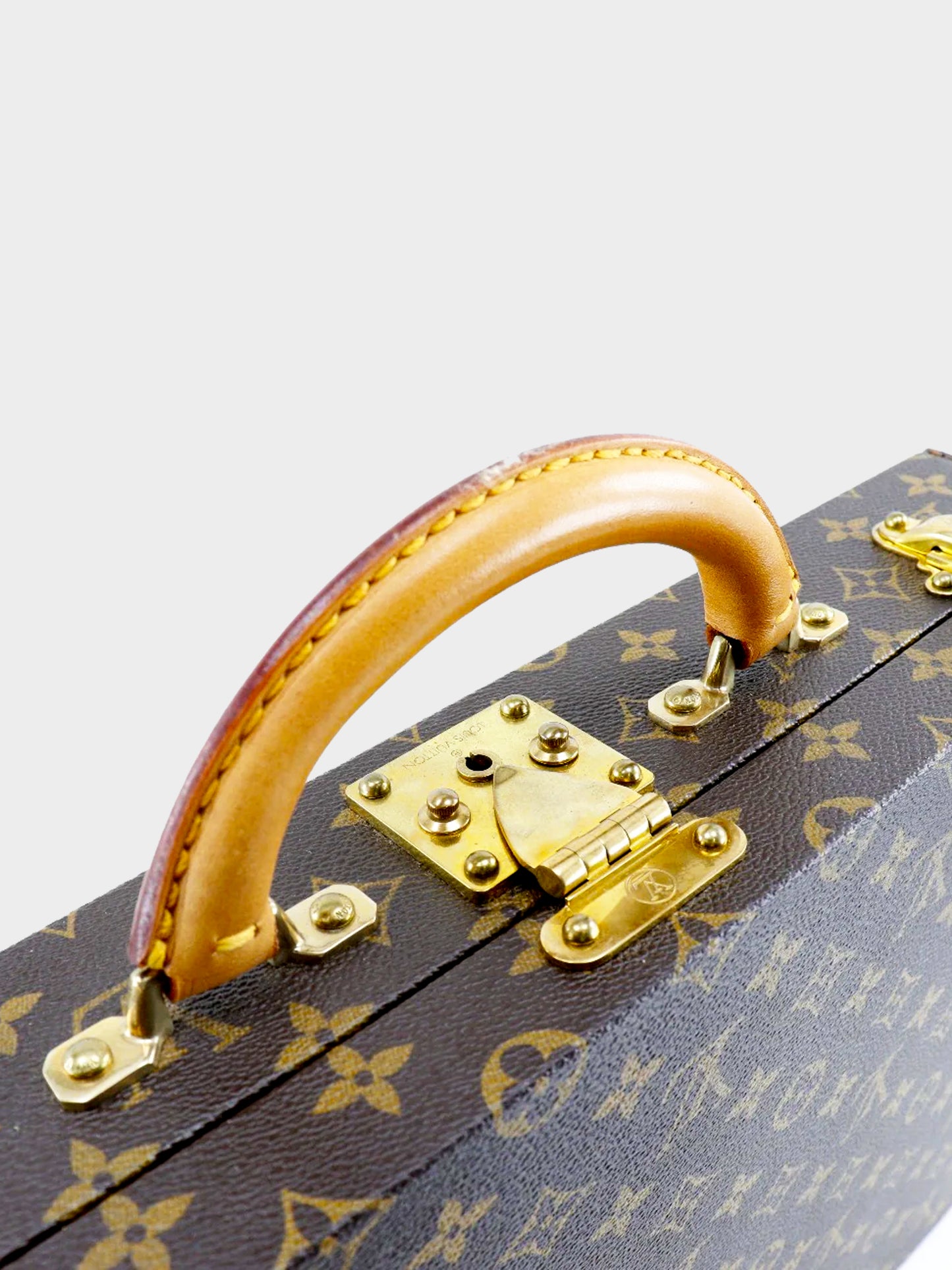 Louis Vuitton 1990s Brown Monogram Briefcase