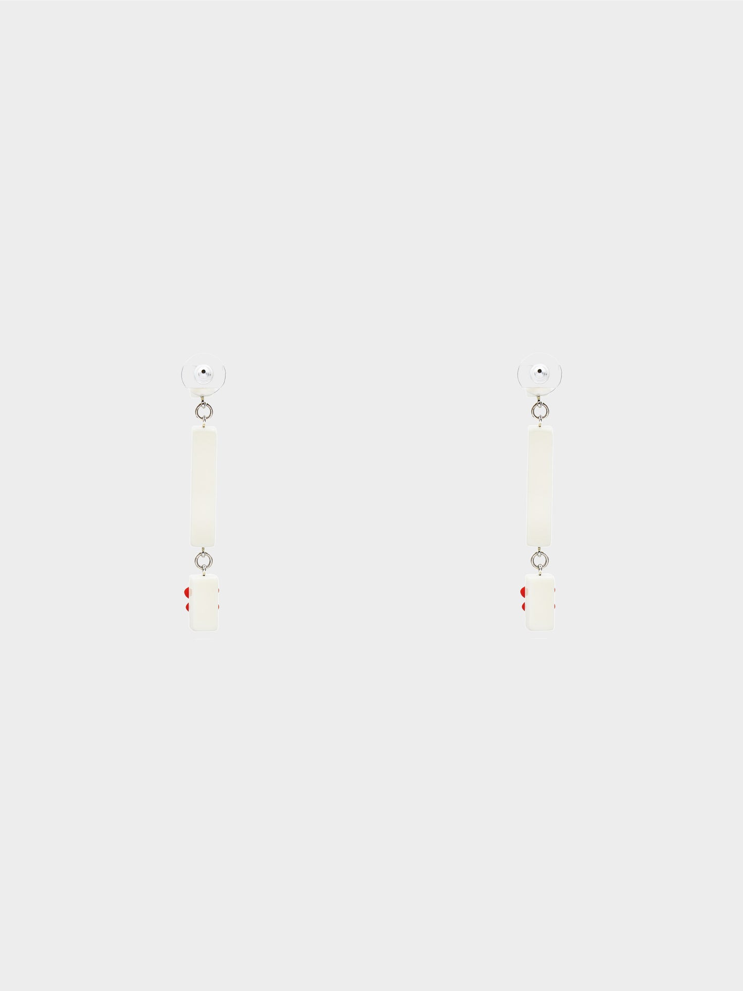 Chanel Spring 2004 CC Clover Drop Earrings