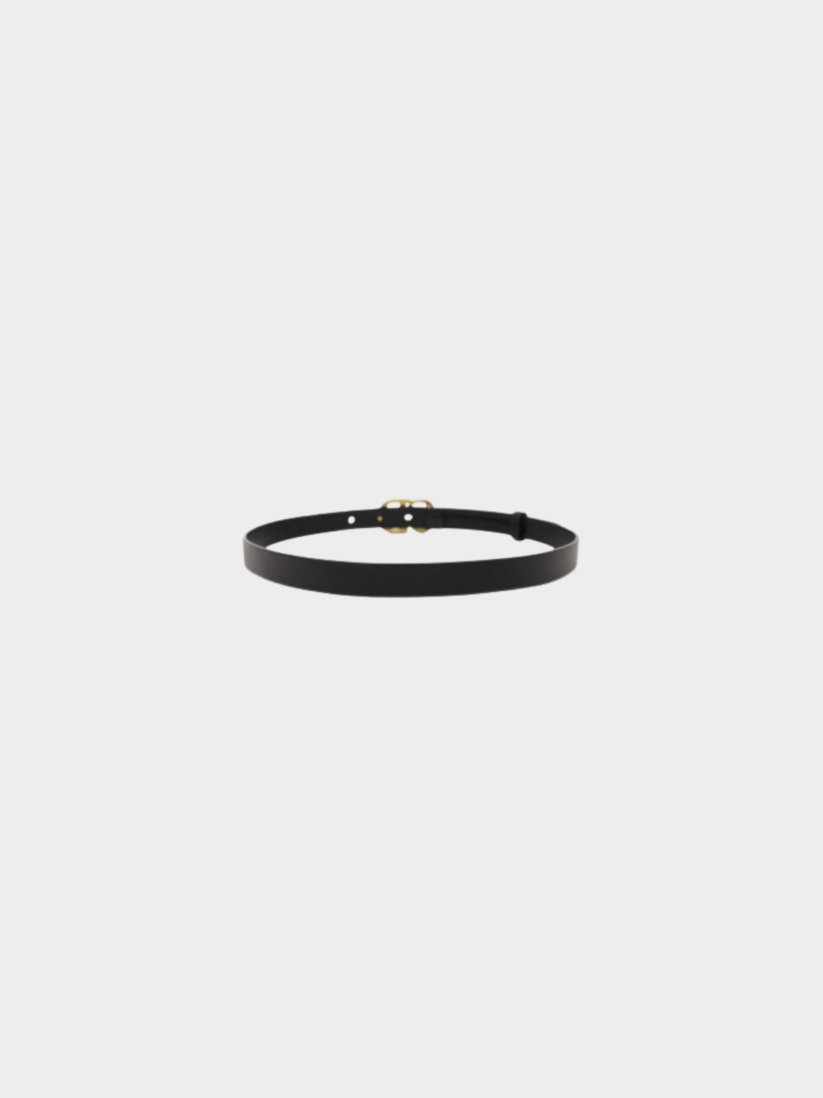 Christian Dior 2020s Black Calfskin CD Belt