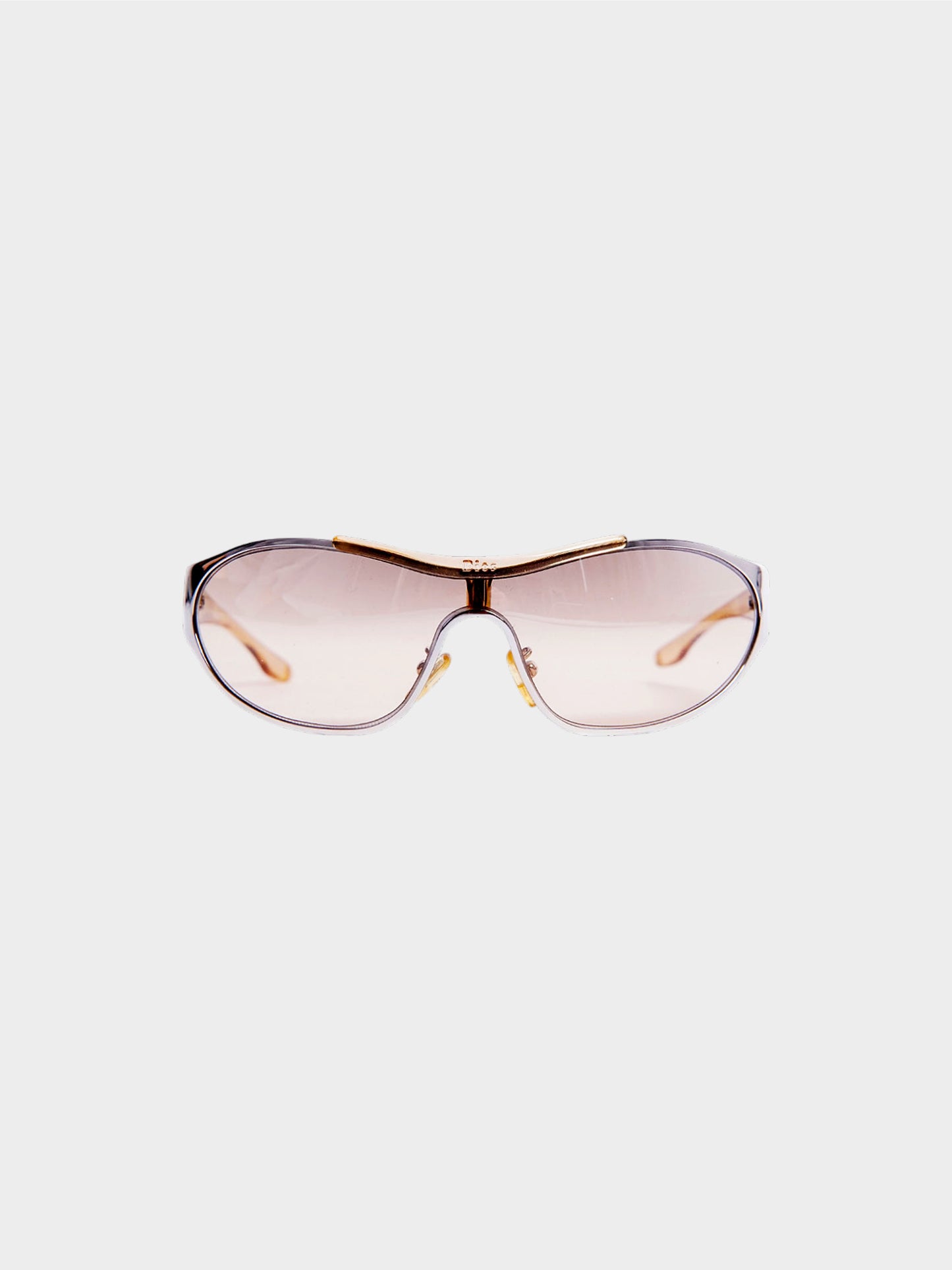 Christian Dior 2000s Light Brown Rider Sunglasses