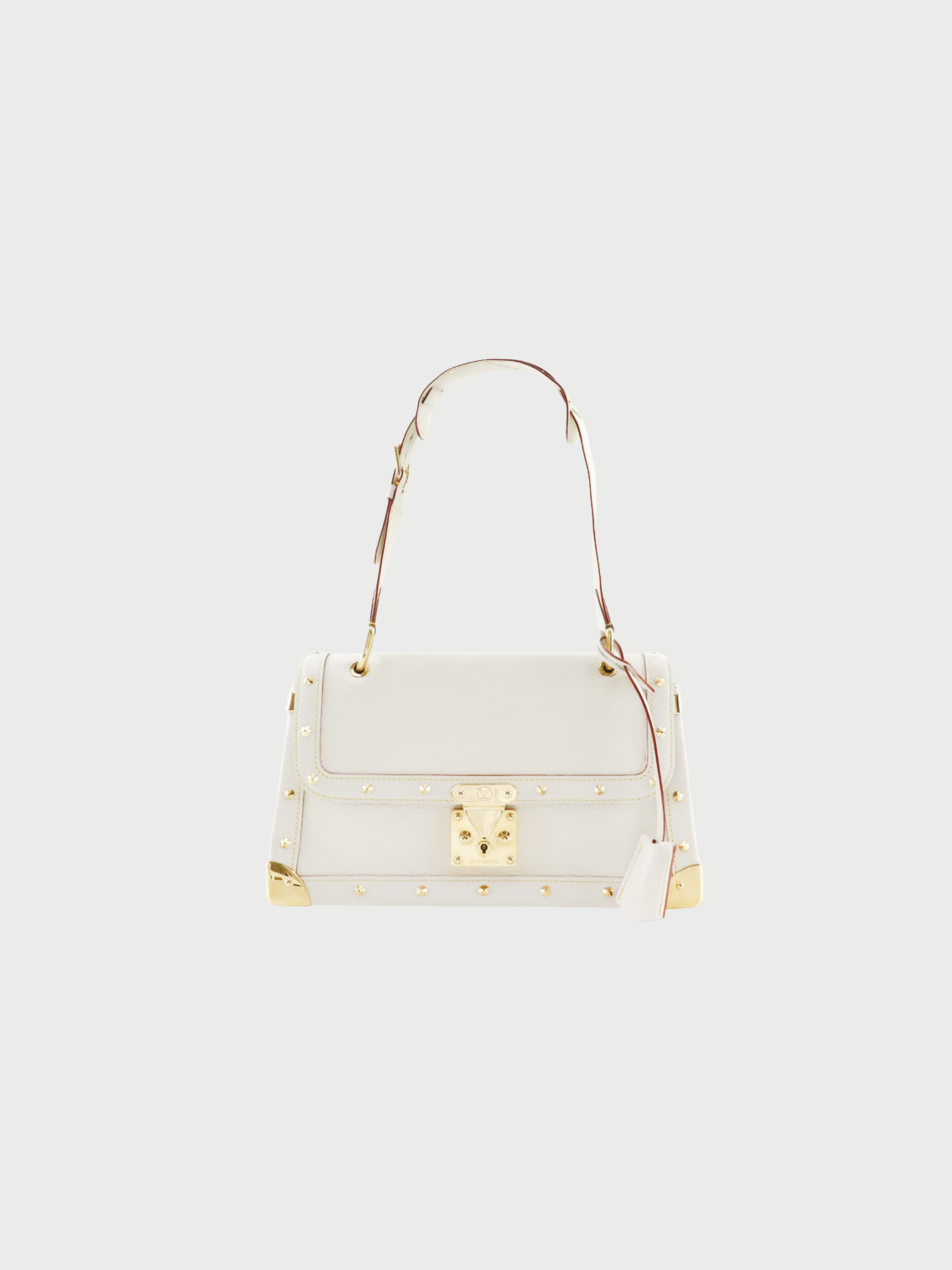 Louis Vuitton 2004 White Suhali Goatskin Leather Talenteu Shoulder Bag