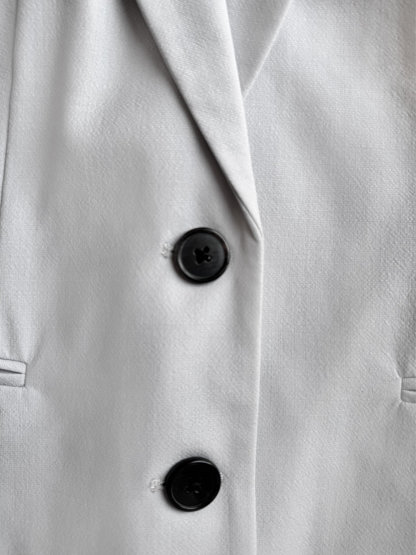 Maison Martin Margiela SS 2004 Grey Two-button-Closure Jacket