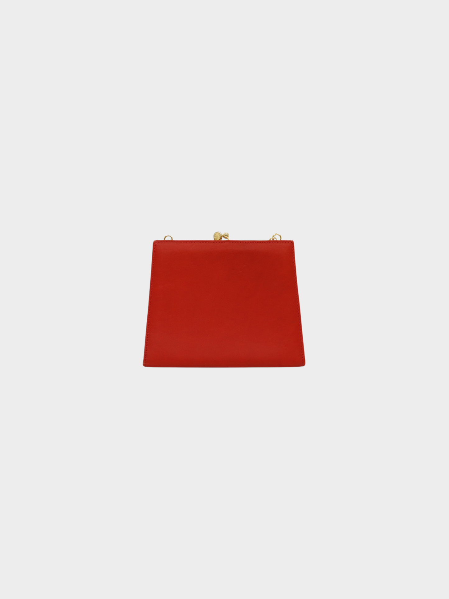 Salvatore Ferragamo 2000s Red Leather Vara Shoulder Bag