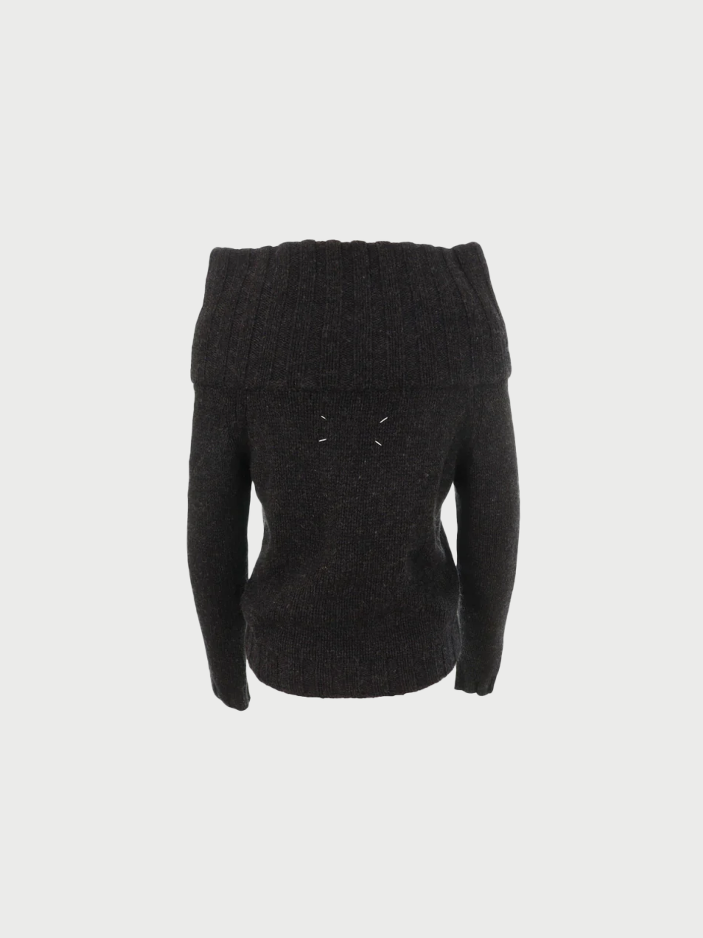 Maison Martin Margiela FW 1997 Gray Wool Cropped Knit