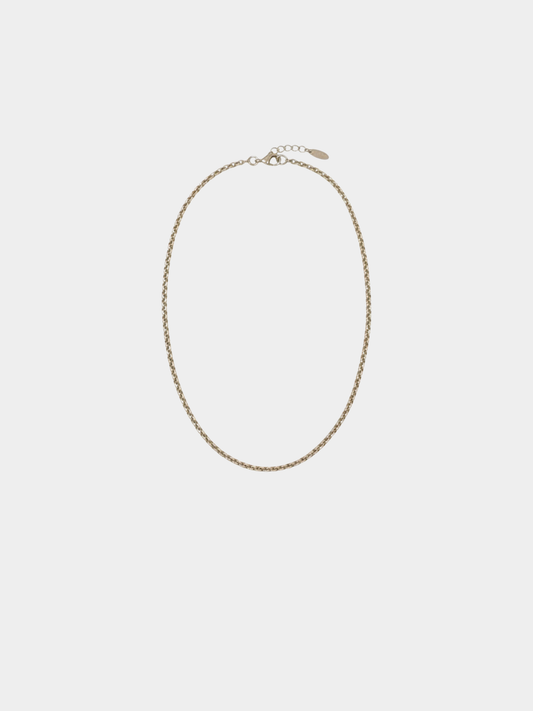 Hermès 2000s Silver 925 Chain Necklace