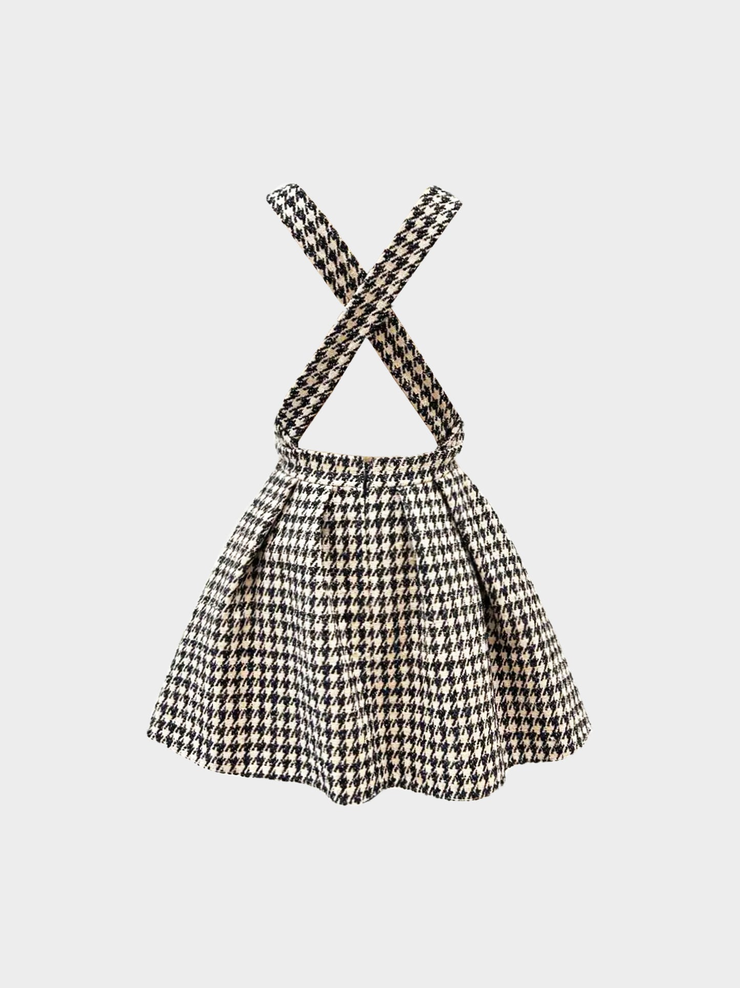 Christian Dior 2020s Beige Woven Houndstooth Mini Dress