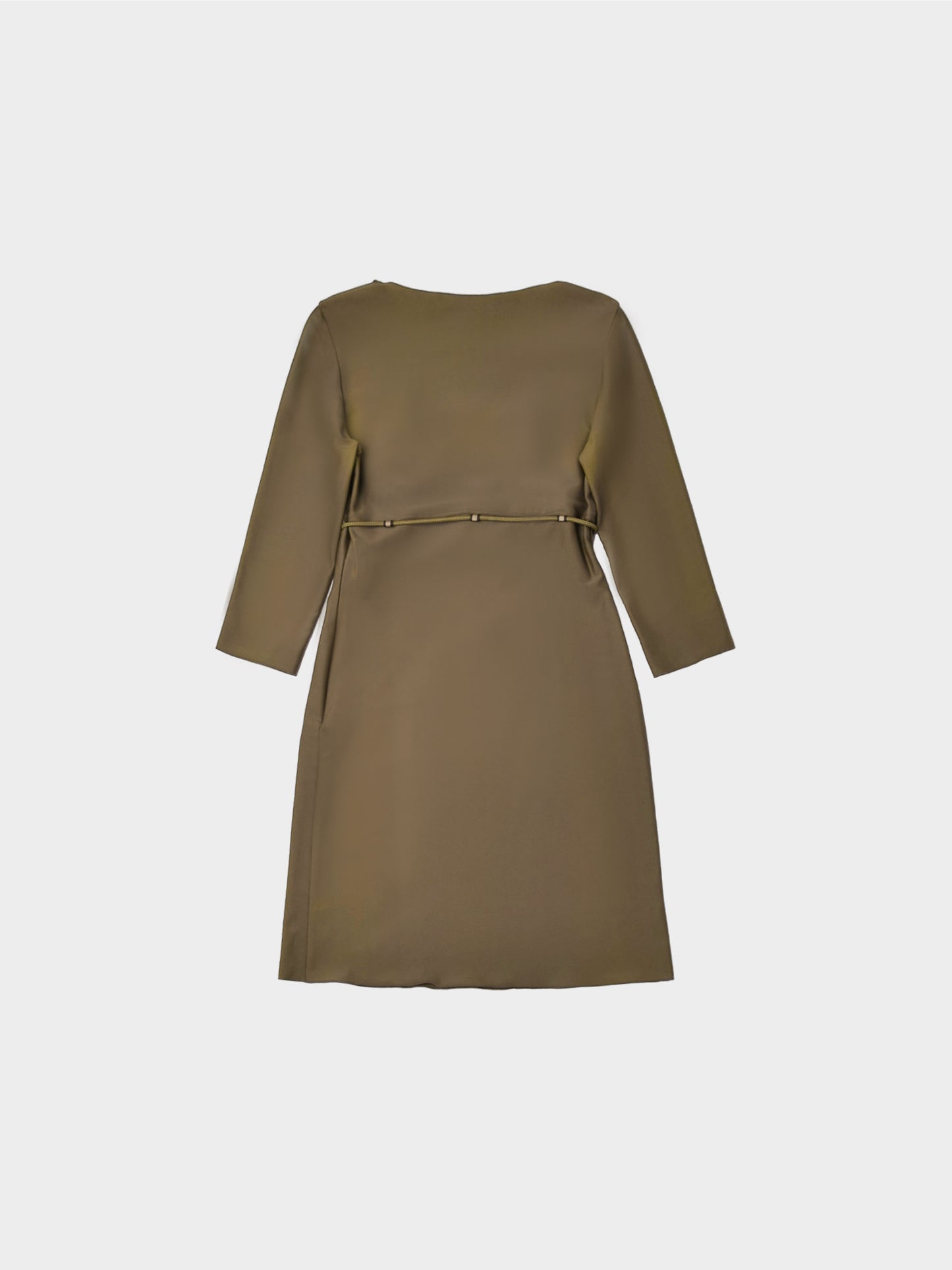 Miu Miu FW 1999 Khaki Neoprene Dress