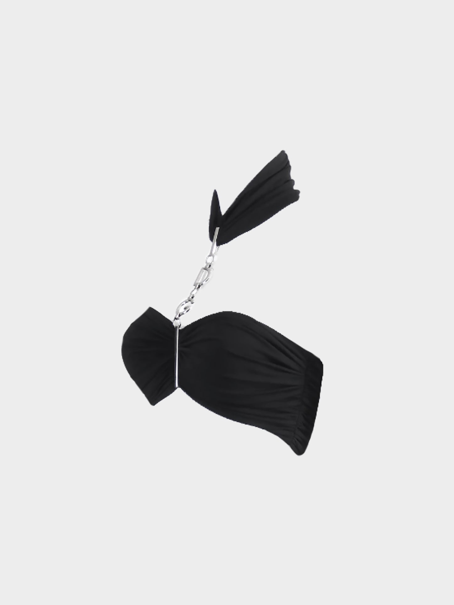 Dolce and Gabbana 2010s Black Sweetheart Halter Top