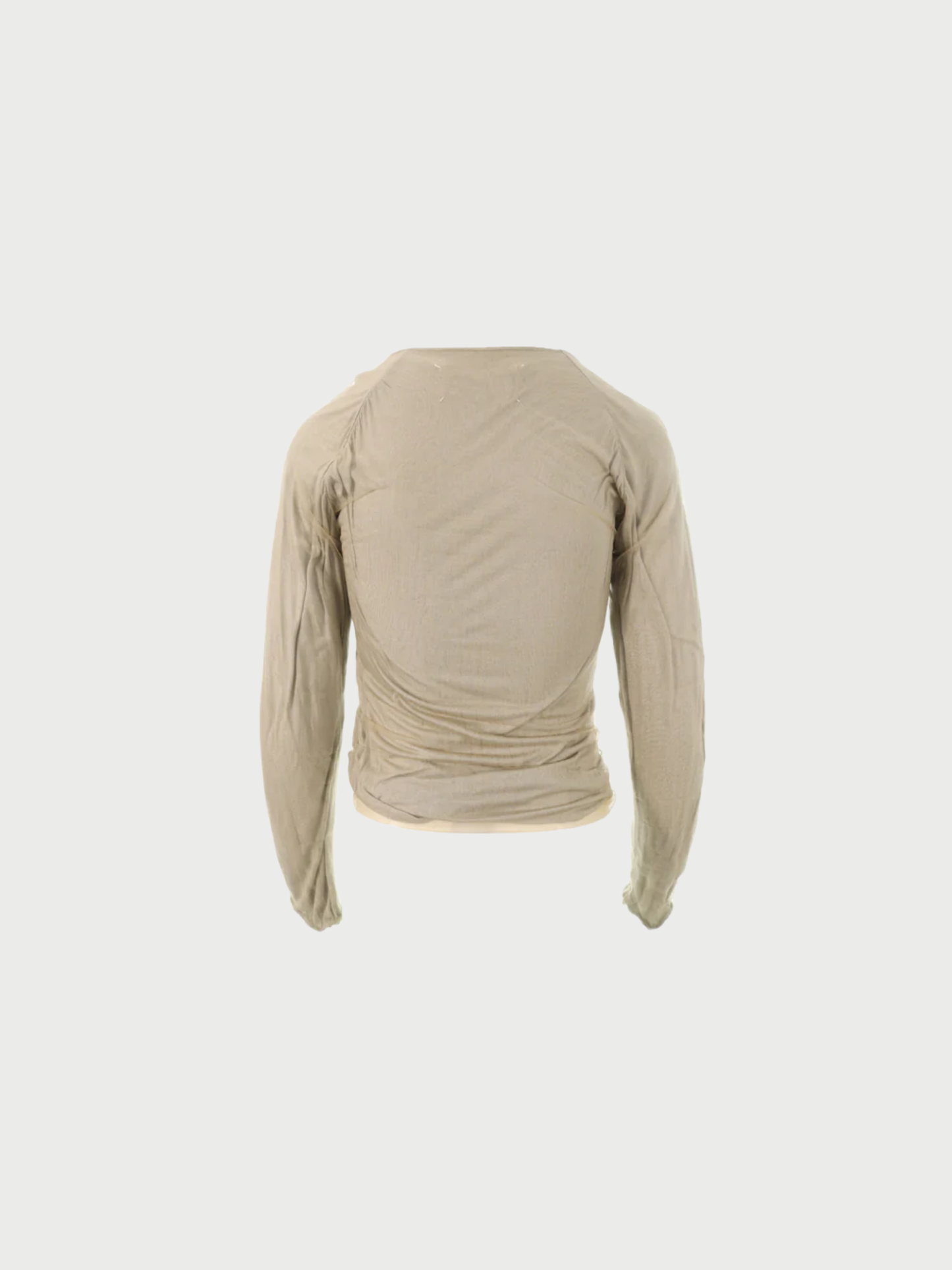 Maison Martin Margiela SS 2003 Grey Rayon Silk Top