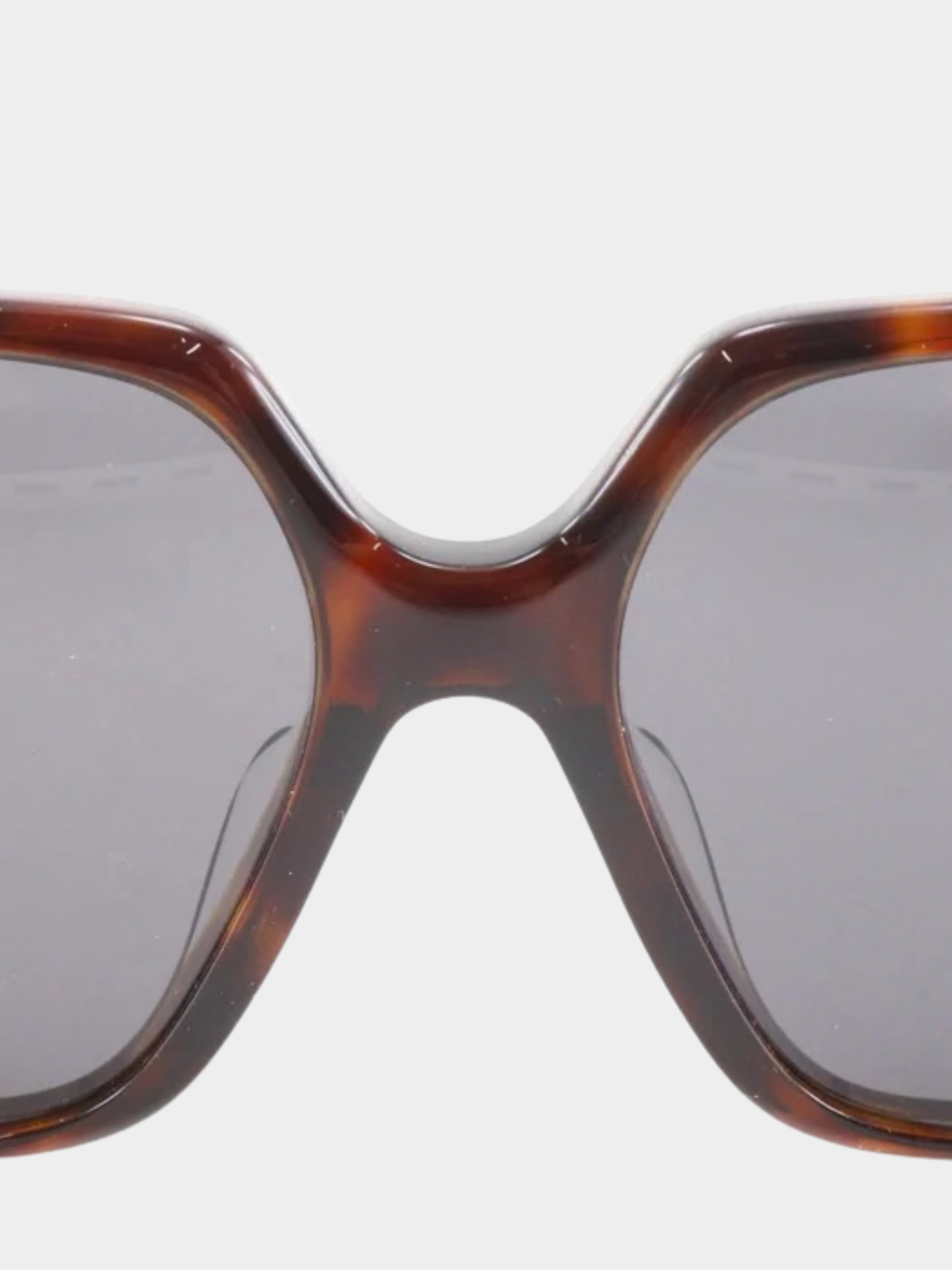 Celine 2020s Brown Plastic Triomphe Sunglasses