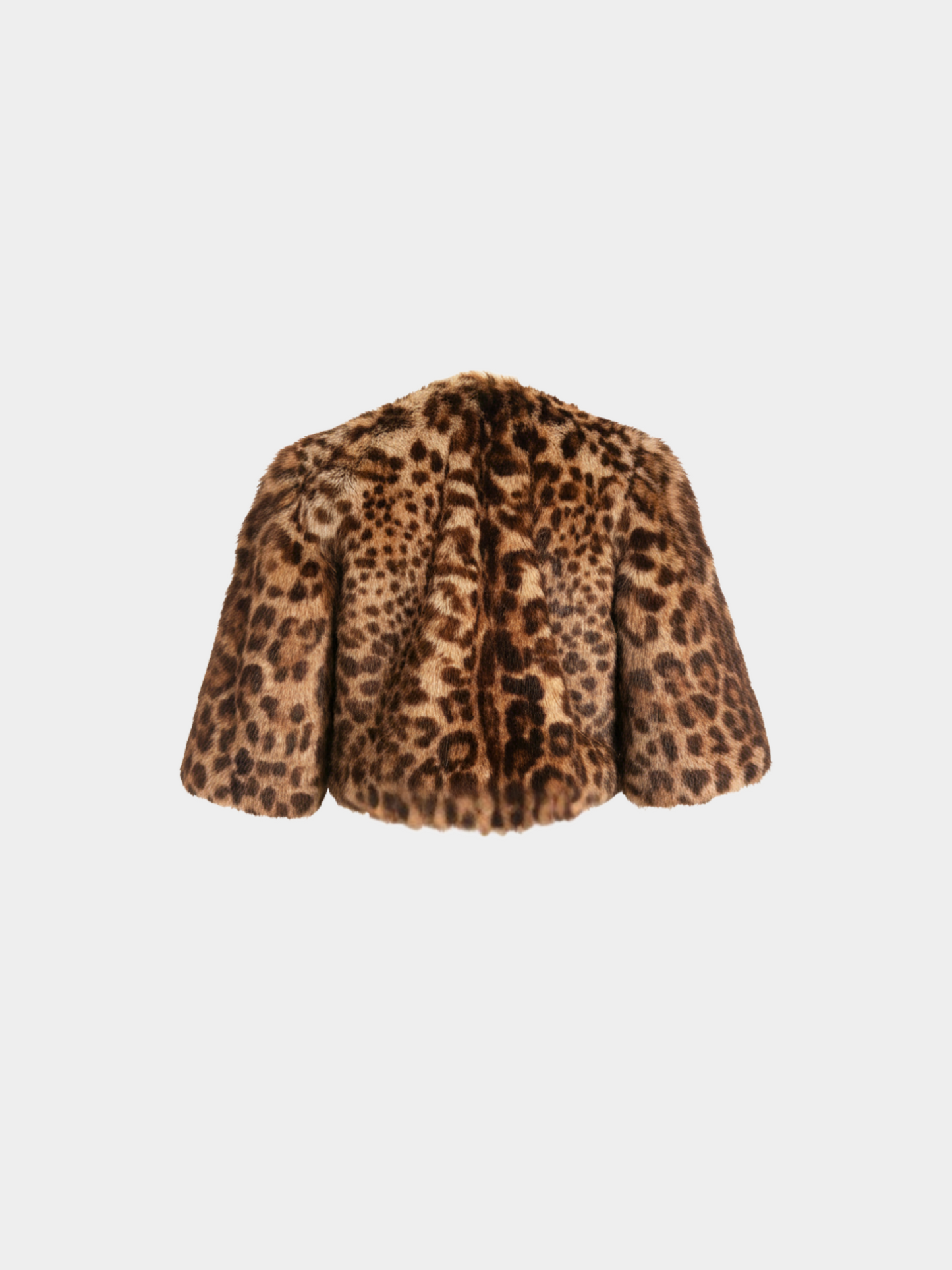 Dolce & Gabbana 2000s Grey Marmotta Mongola Fur Jacket