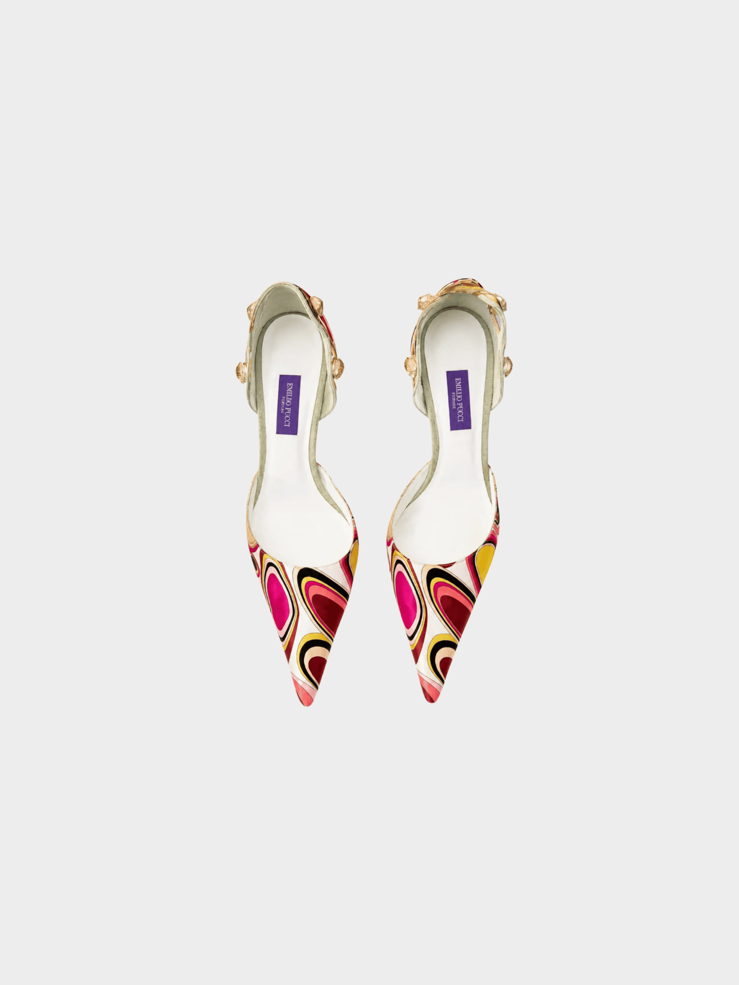 Emilio Pucci 2000s Multicoloured Pointed Toe Heels