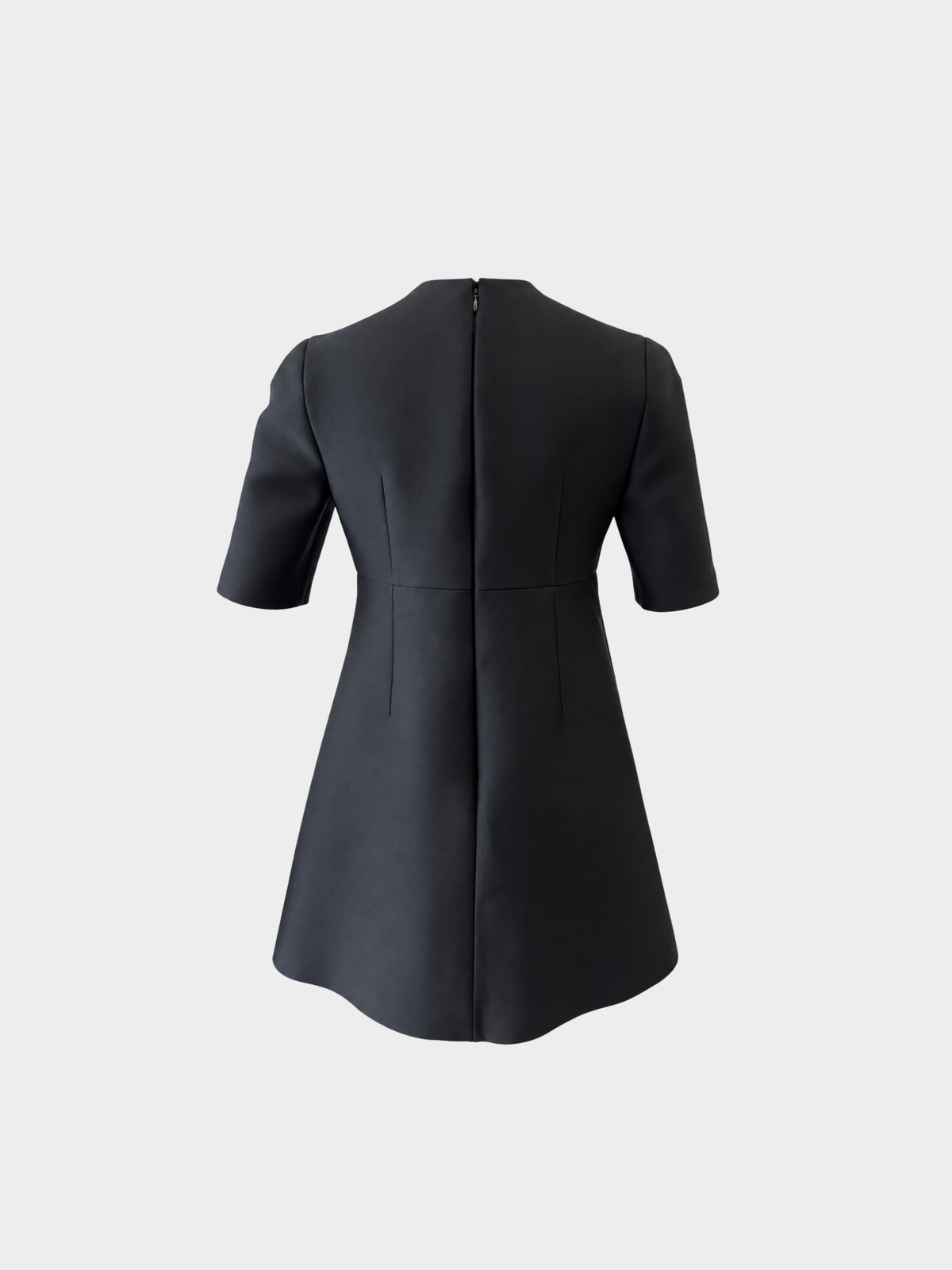 Prada 2000s Black Short Sleeve Mini Dress